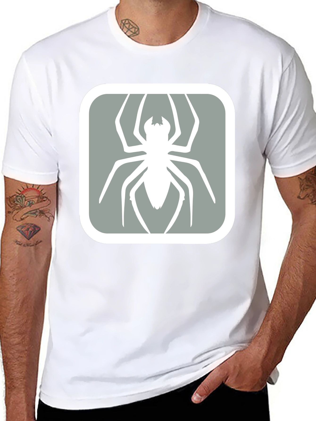 Spider Graphic T-Shirt - Cool Black Tee