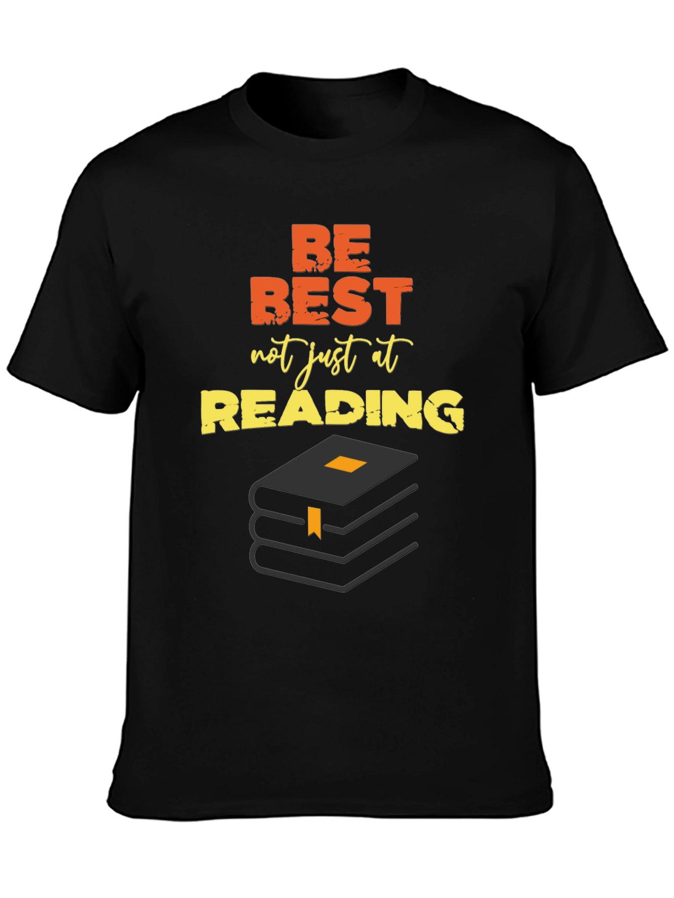 Be Best At Reading Black Graphic Tee
