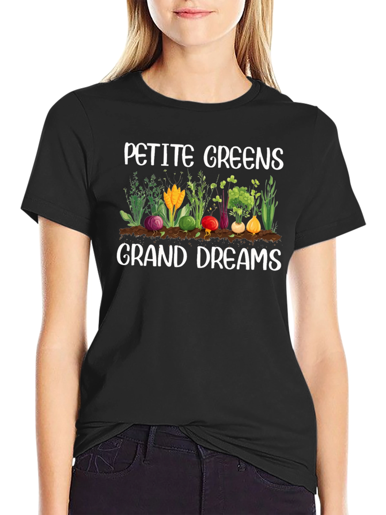 Petite Greens Grand Dreams Graphic Tee