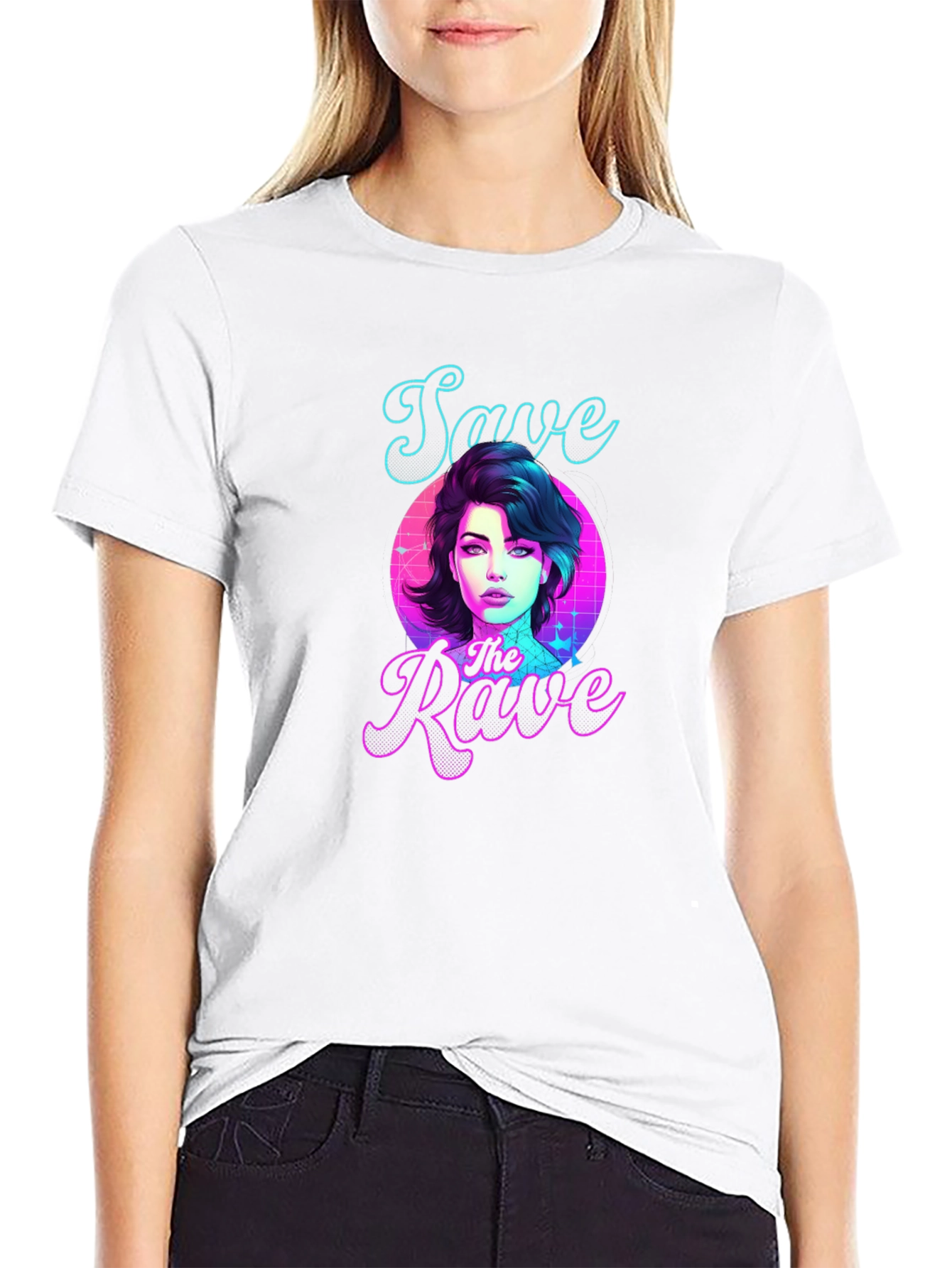 Save the Rave Retro Graphic T-Shirt