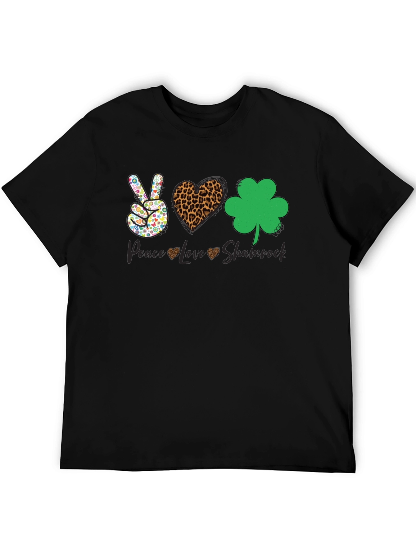 Peace Love Shamrock Graphic Tee