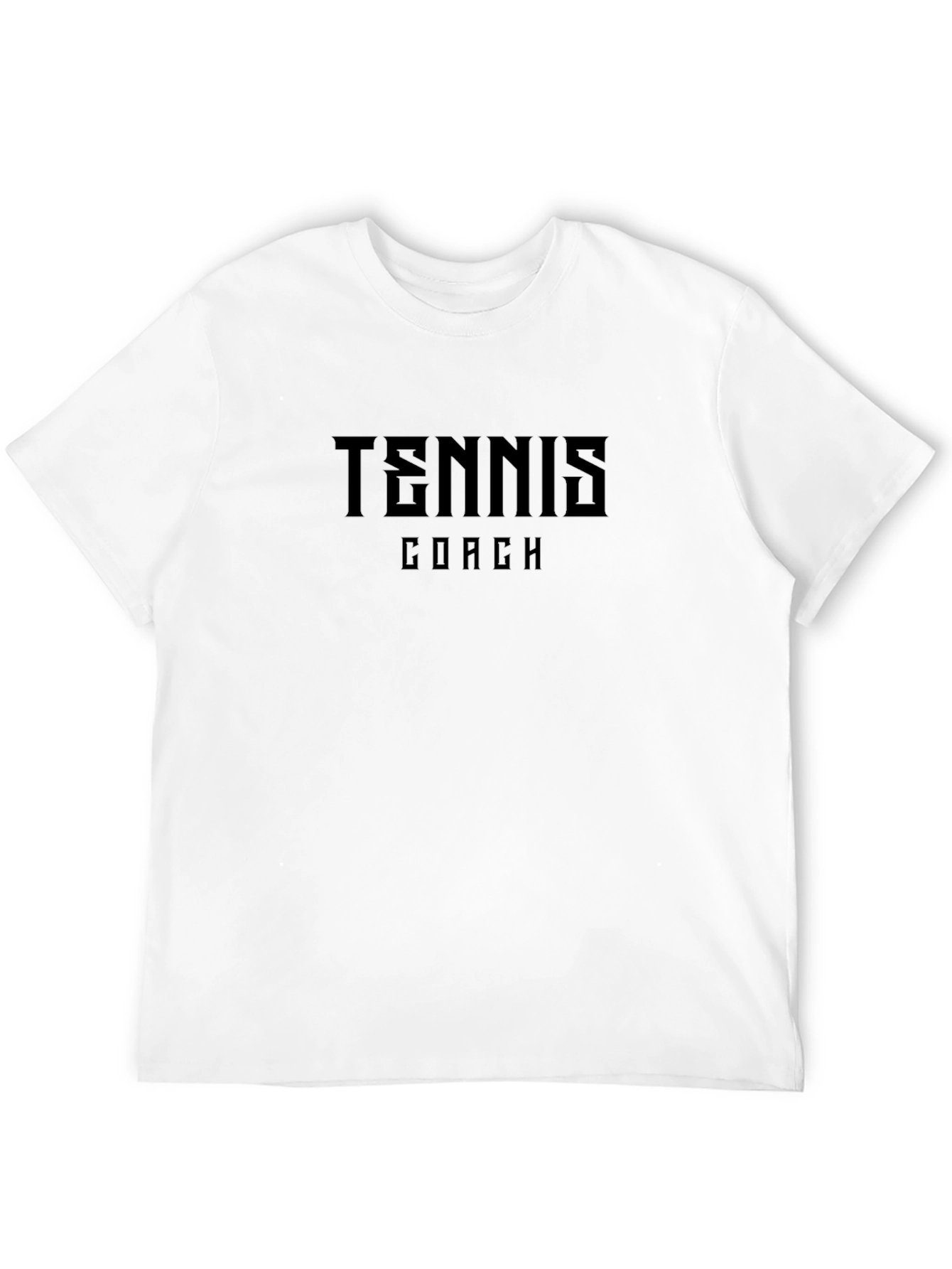 Tennis Coach T-Shirt - Black