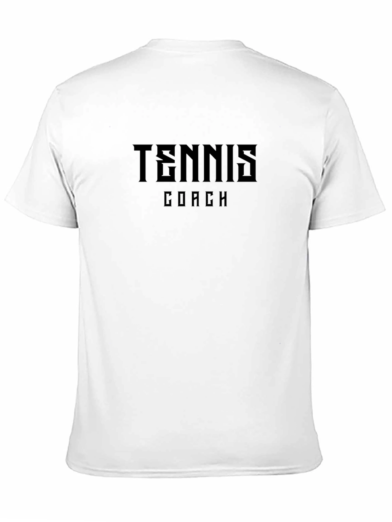 Tennis Coach T-Shirt - Black