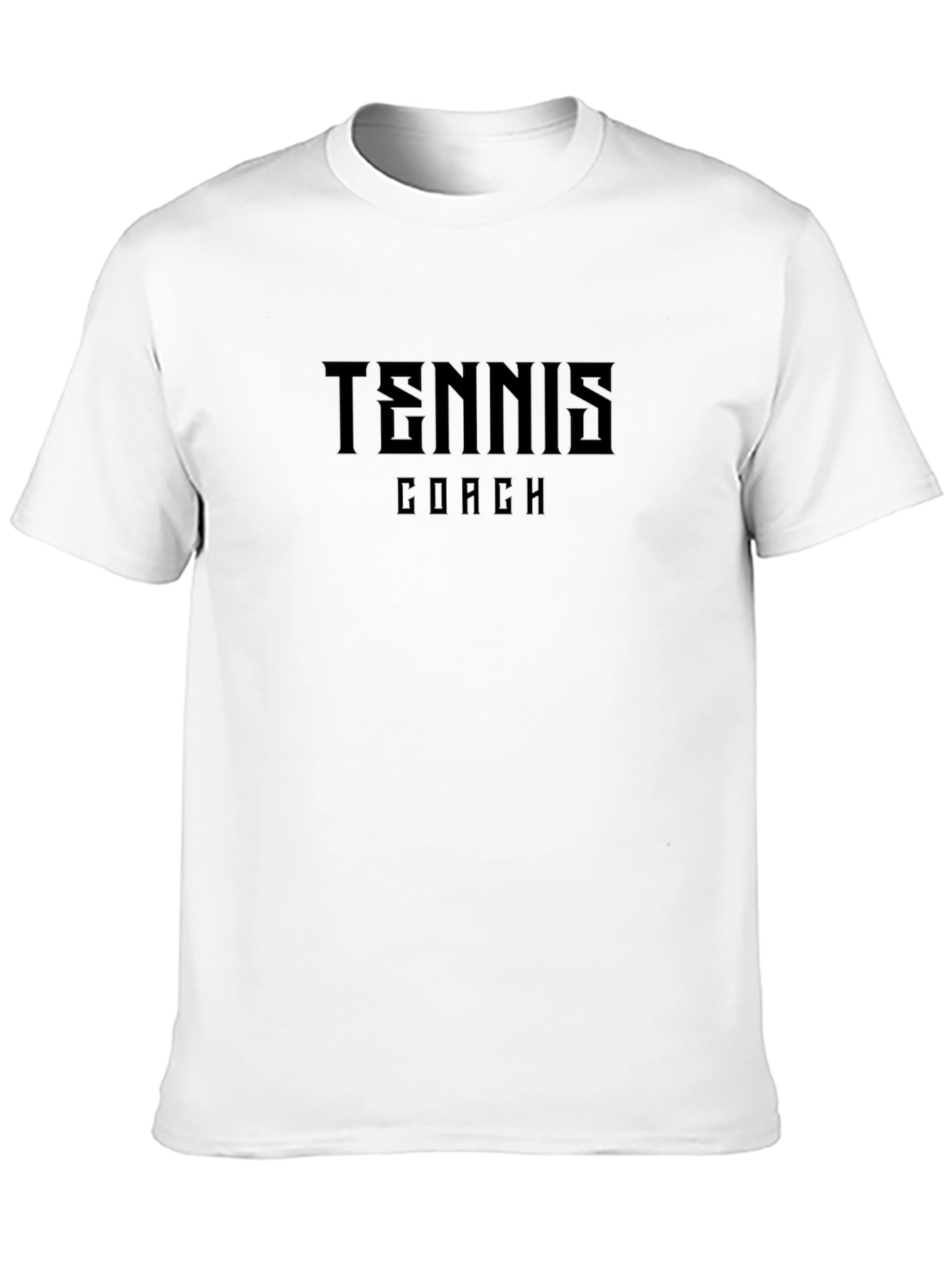 Tennis Coach T-Shirt - Black