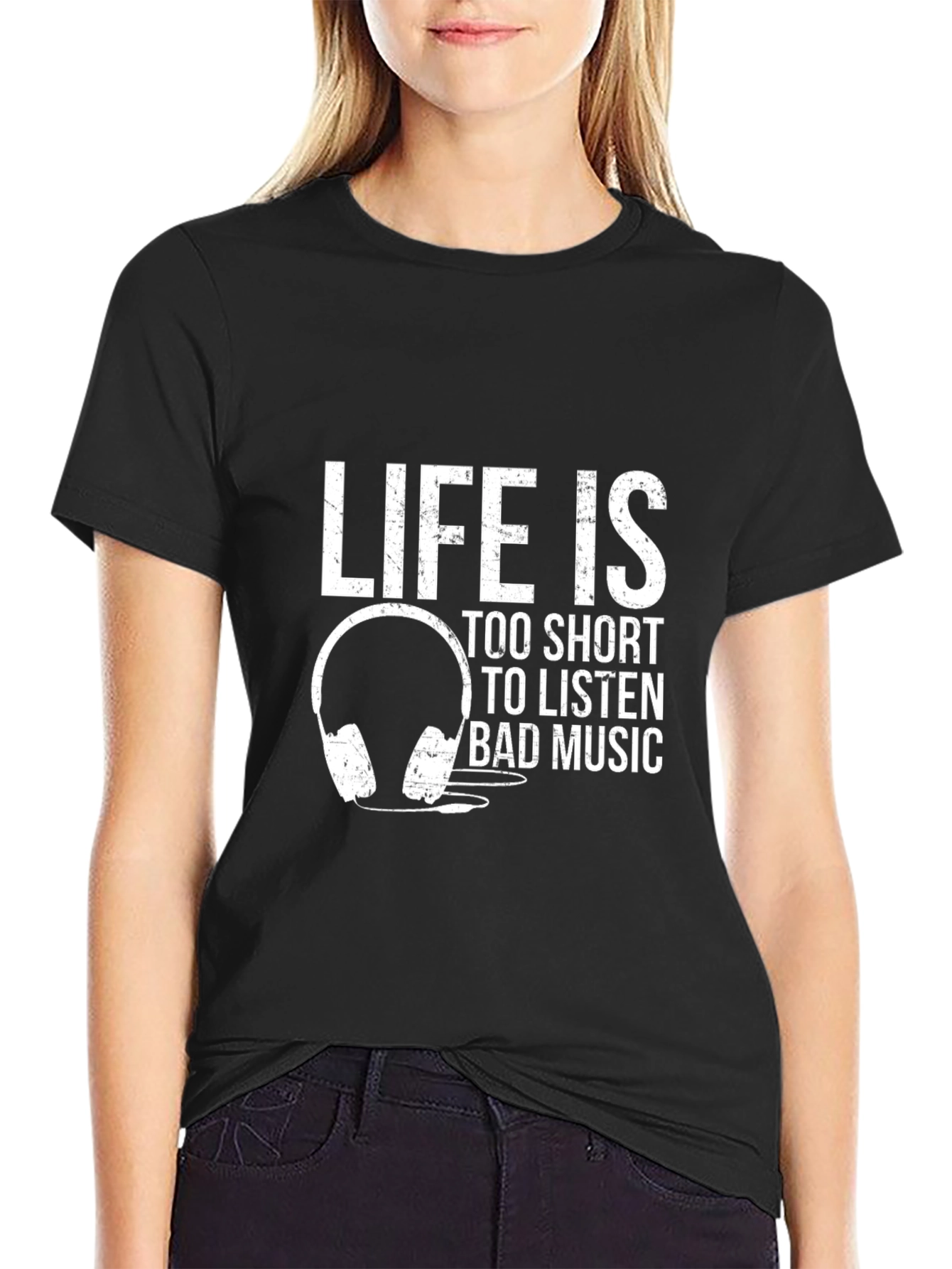 Life Is Too Short Music T-Shirt