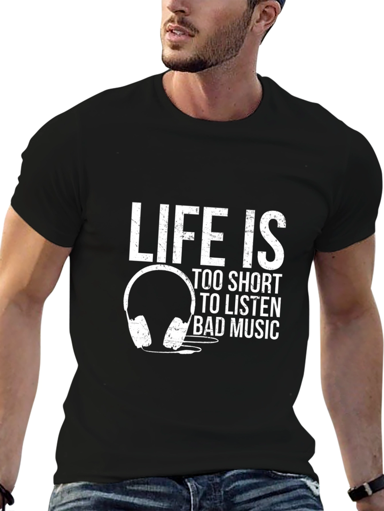 Life Is Too Short Music T-Shirt