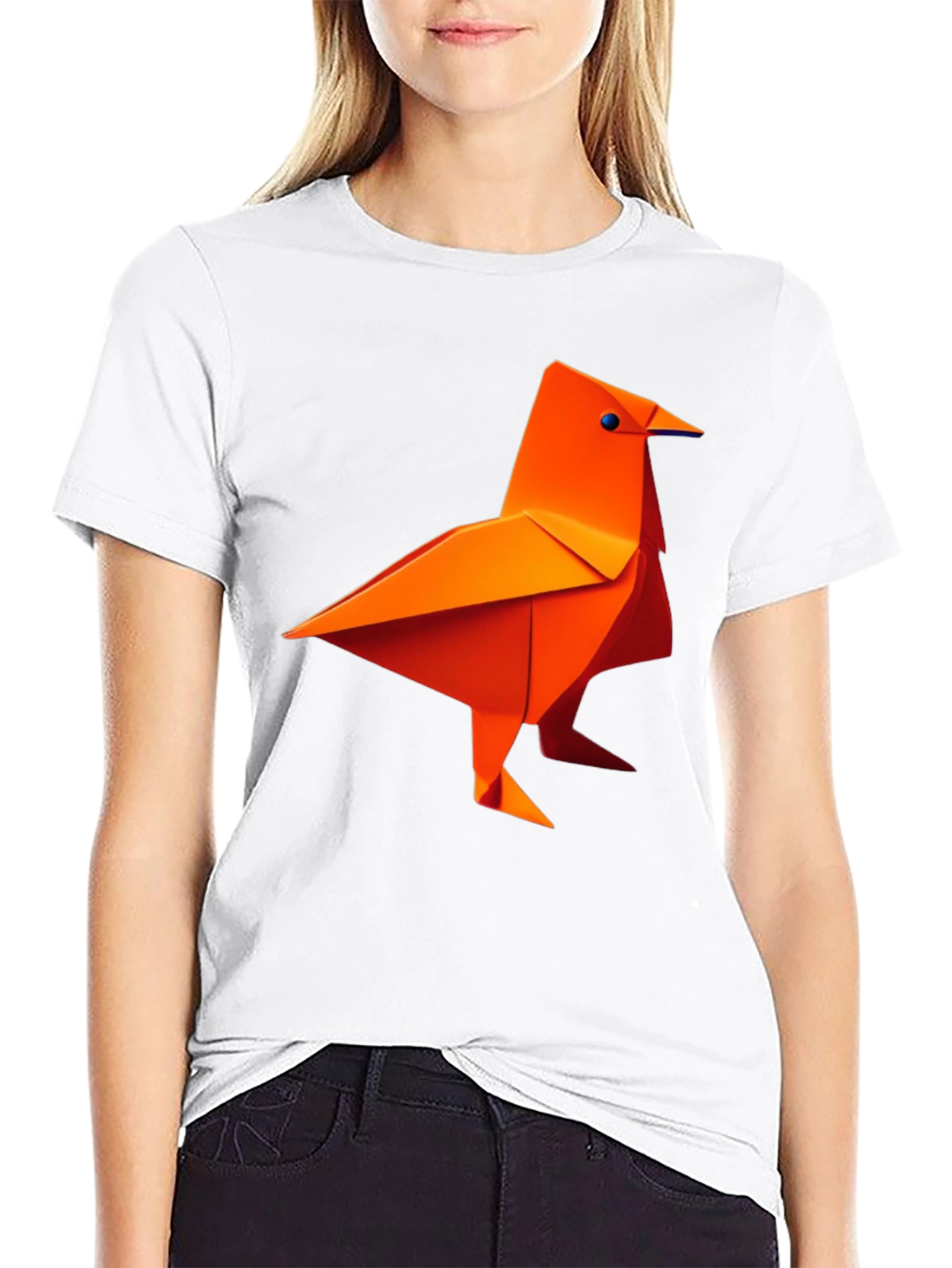 Origami Bird Graphic Tee - Stylish and Unique