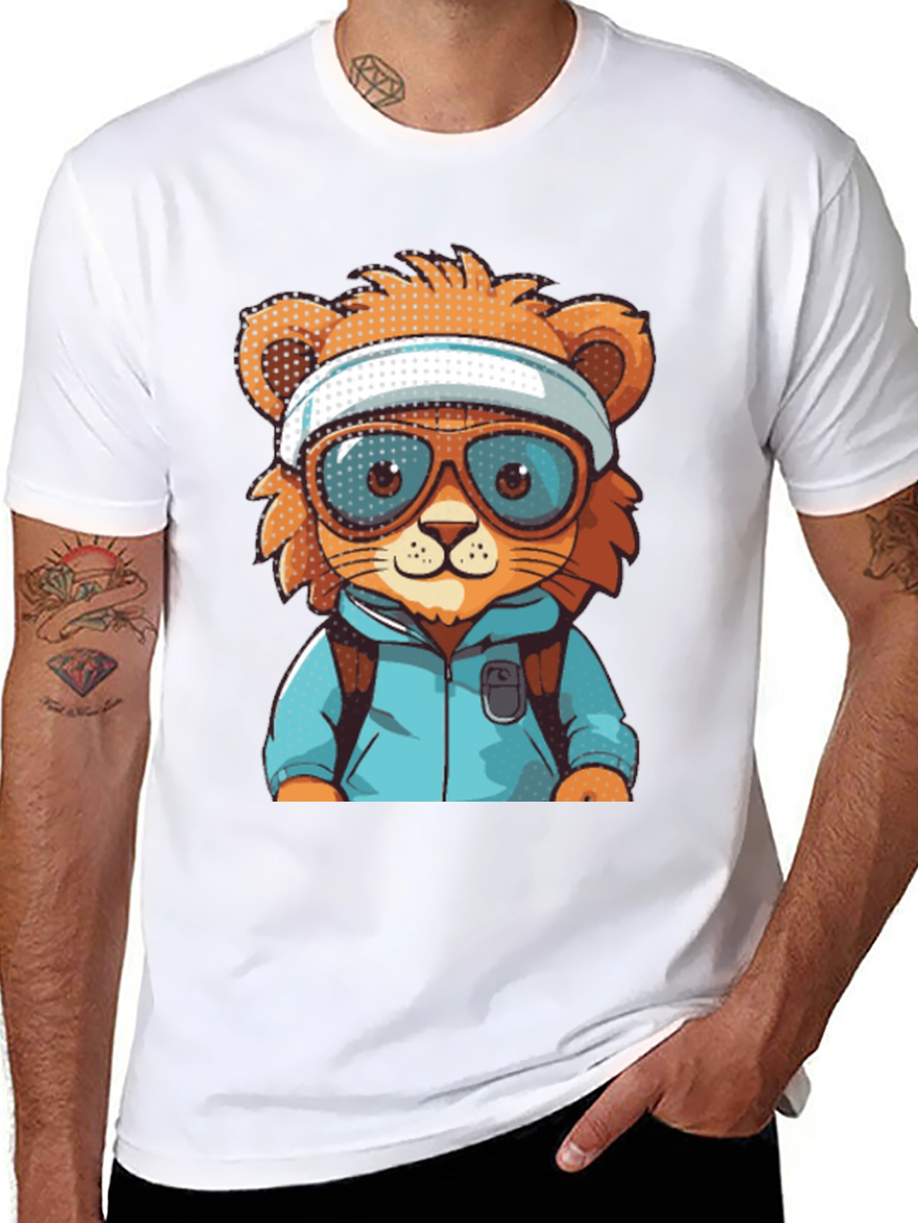 Cartoon Lion T-Shirt