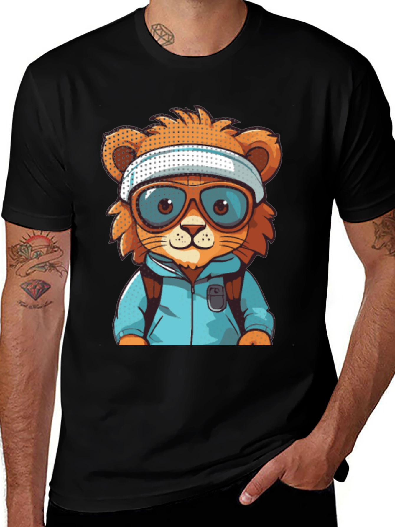 Cartoon Lion T-Shirt