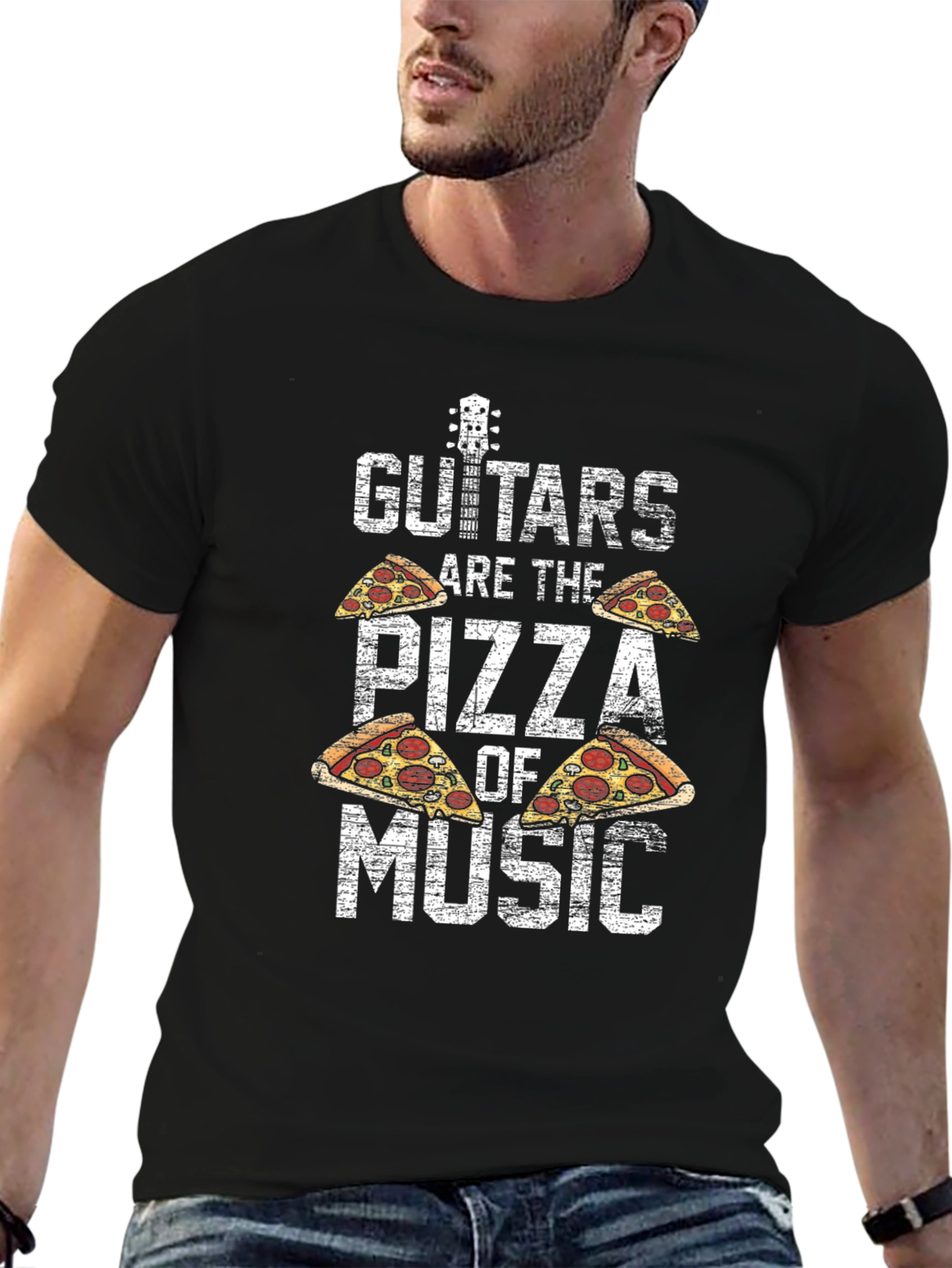 Guitars are the Pizza of Music T-Shirt