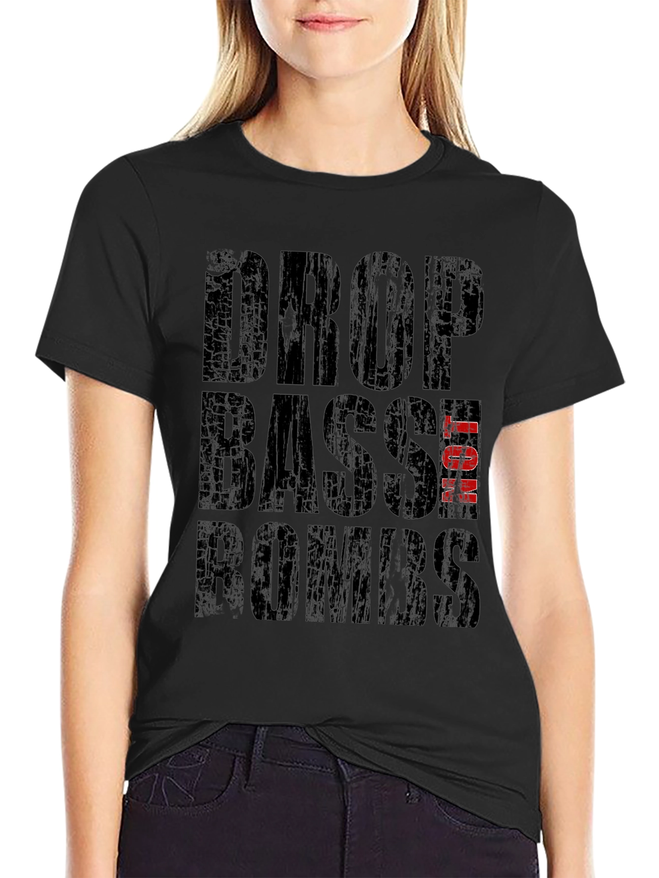 Drop Bass Bombs Graphic Tee - Black