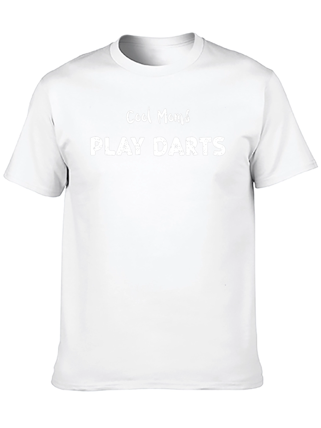 Cool Moms Play Darts Black Graphic Tee