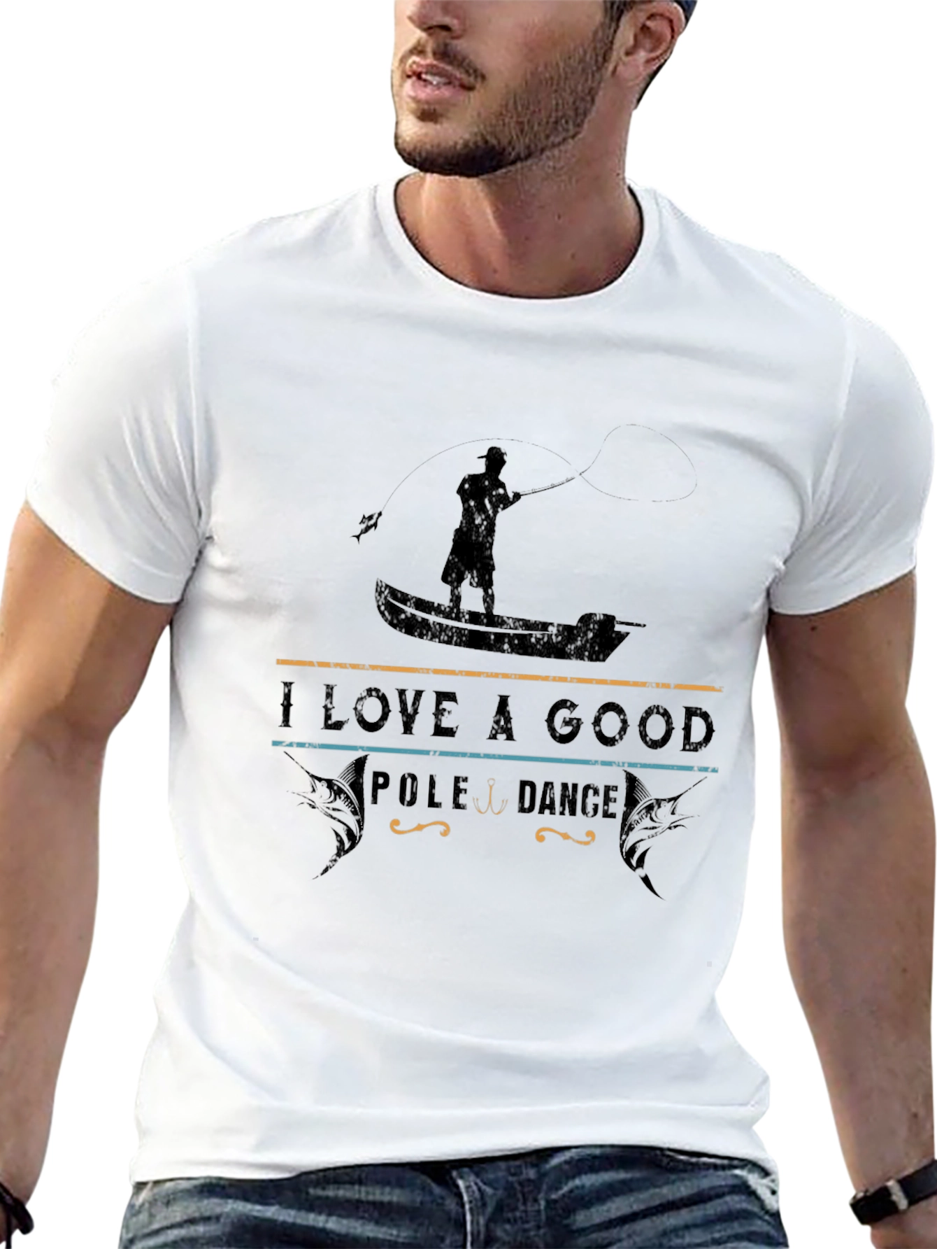 I Love a Good Pole Dance Funny Fishing T-Shirt