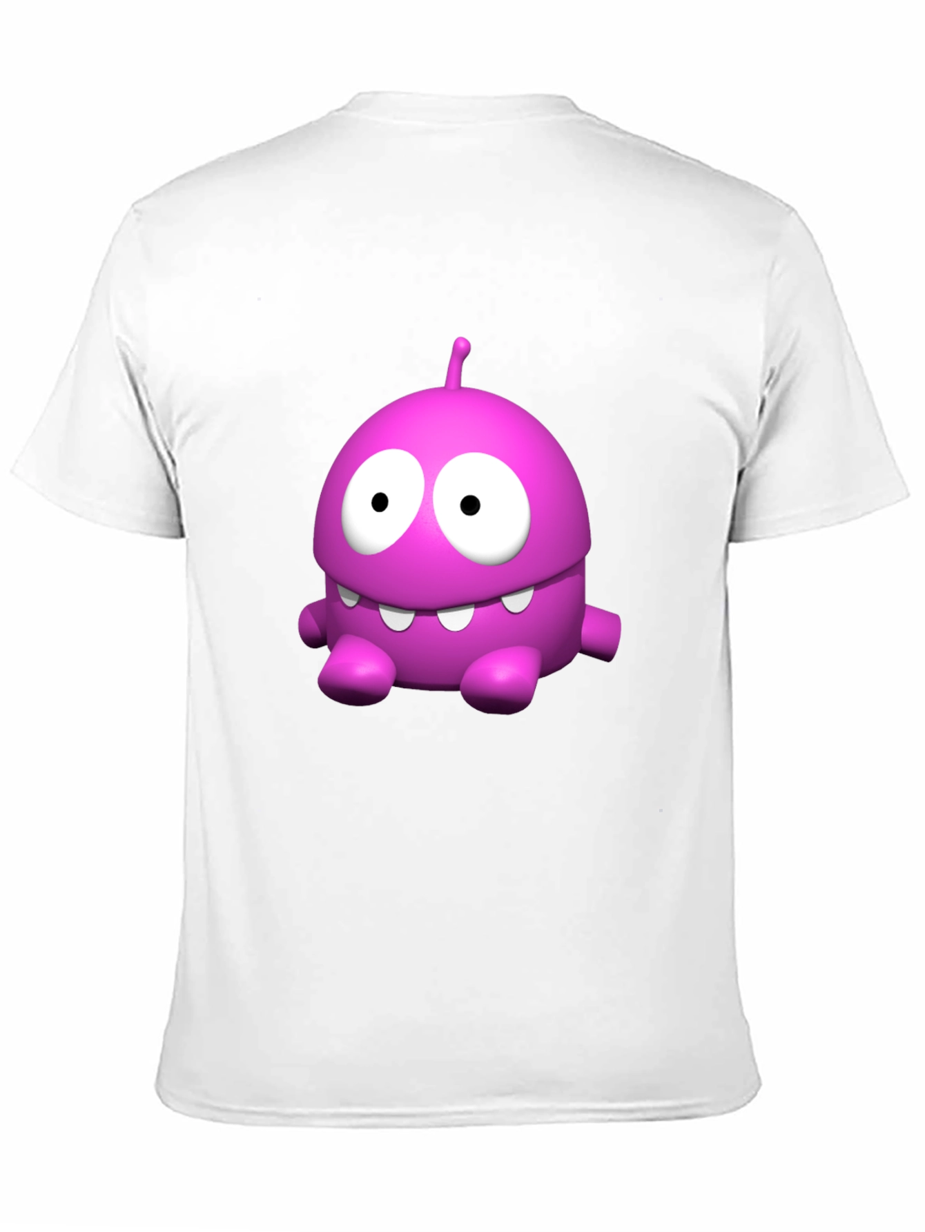 Funny Pink Monster Graphic T-Shirt