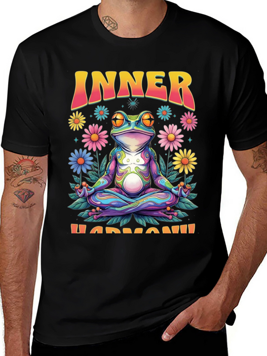 Inner Harmony Frog Graphic T-Shirt