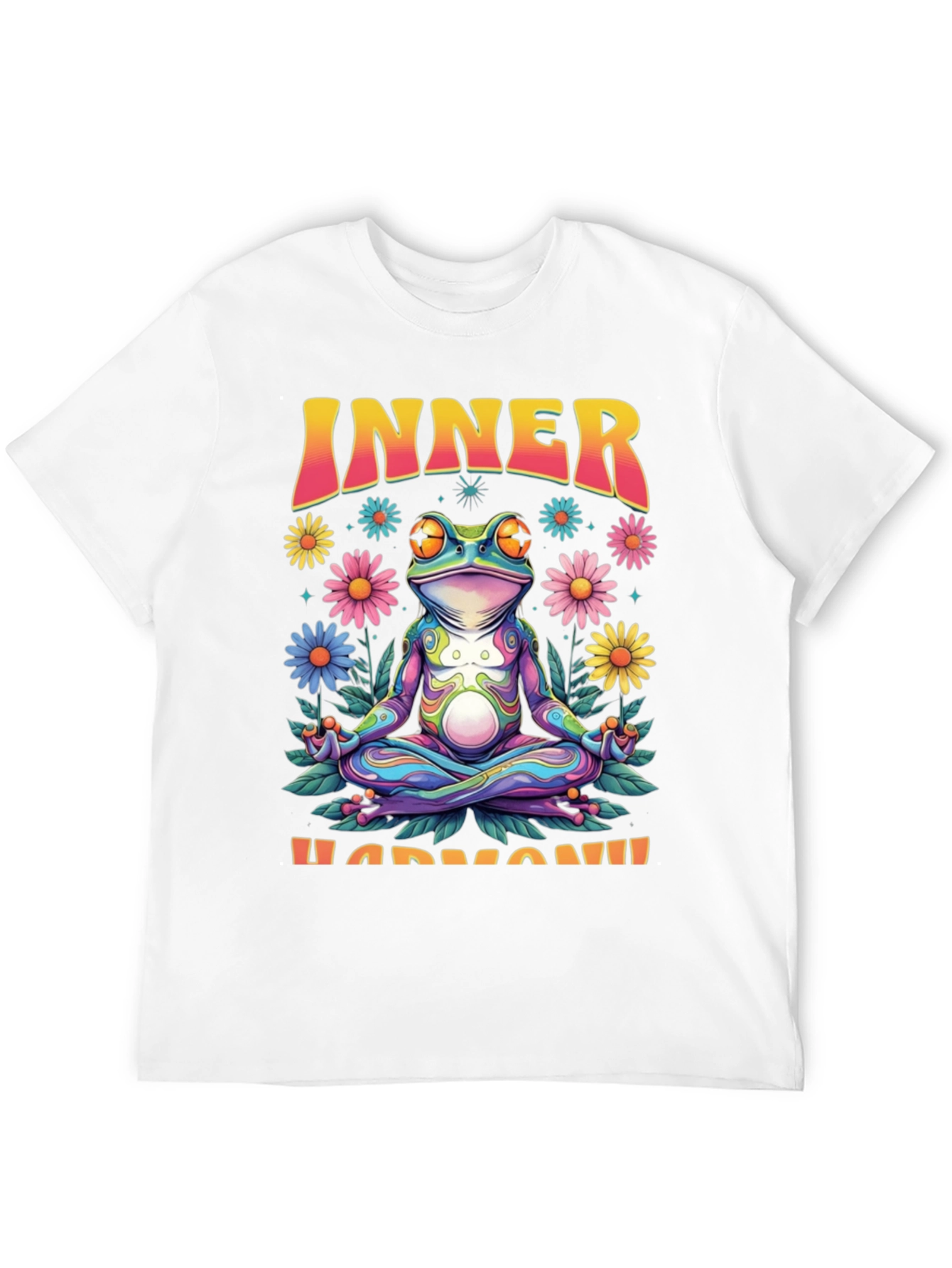Inner Harmony Frog Graphic T-Shirt