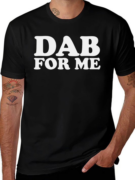 Dab For Me Graphic Tee - Black Casual T-Shirt