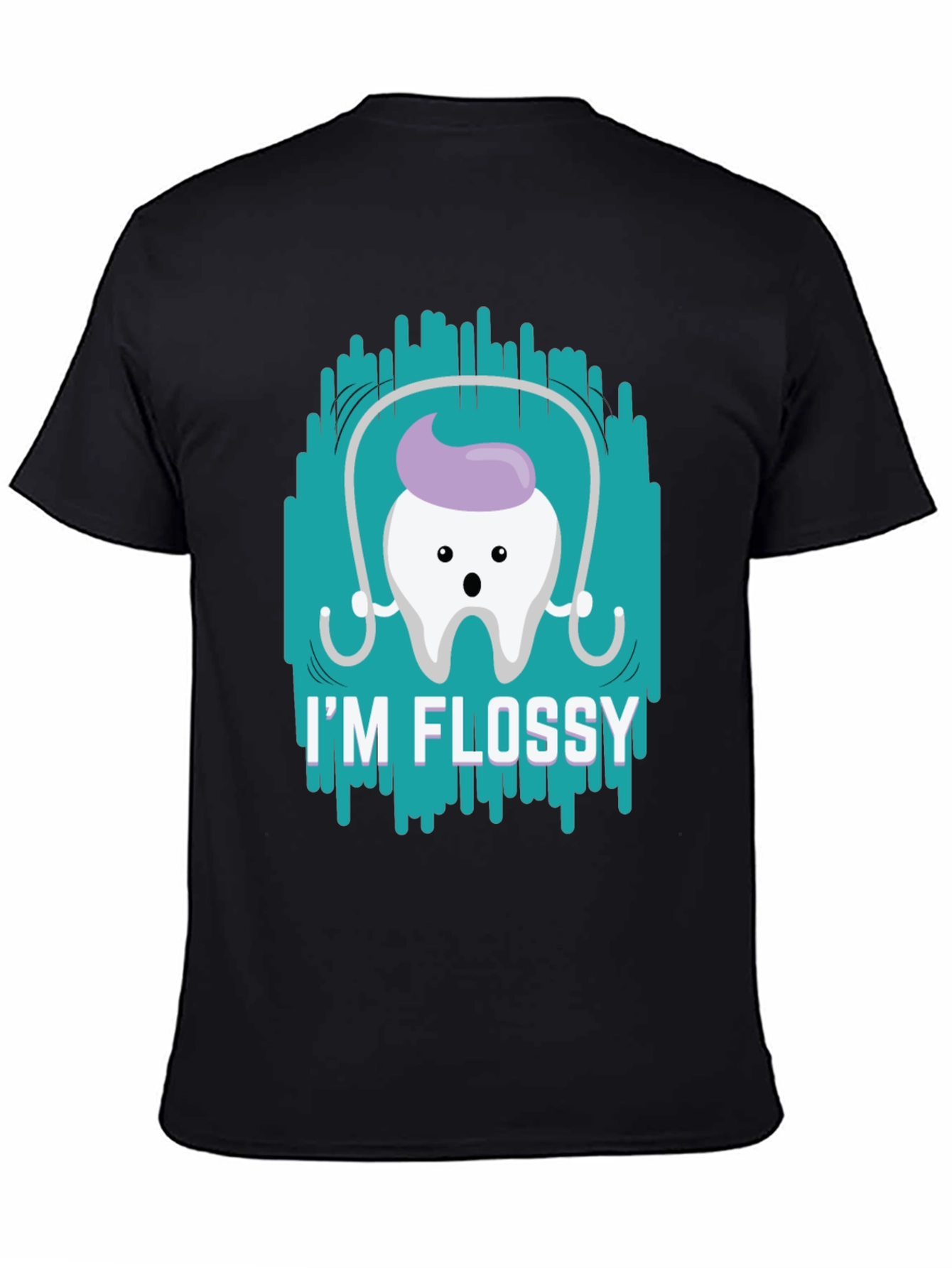 Im Flossy T-Shirt - Dental Hygiene Humor Tee