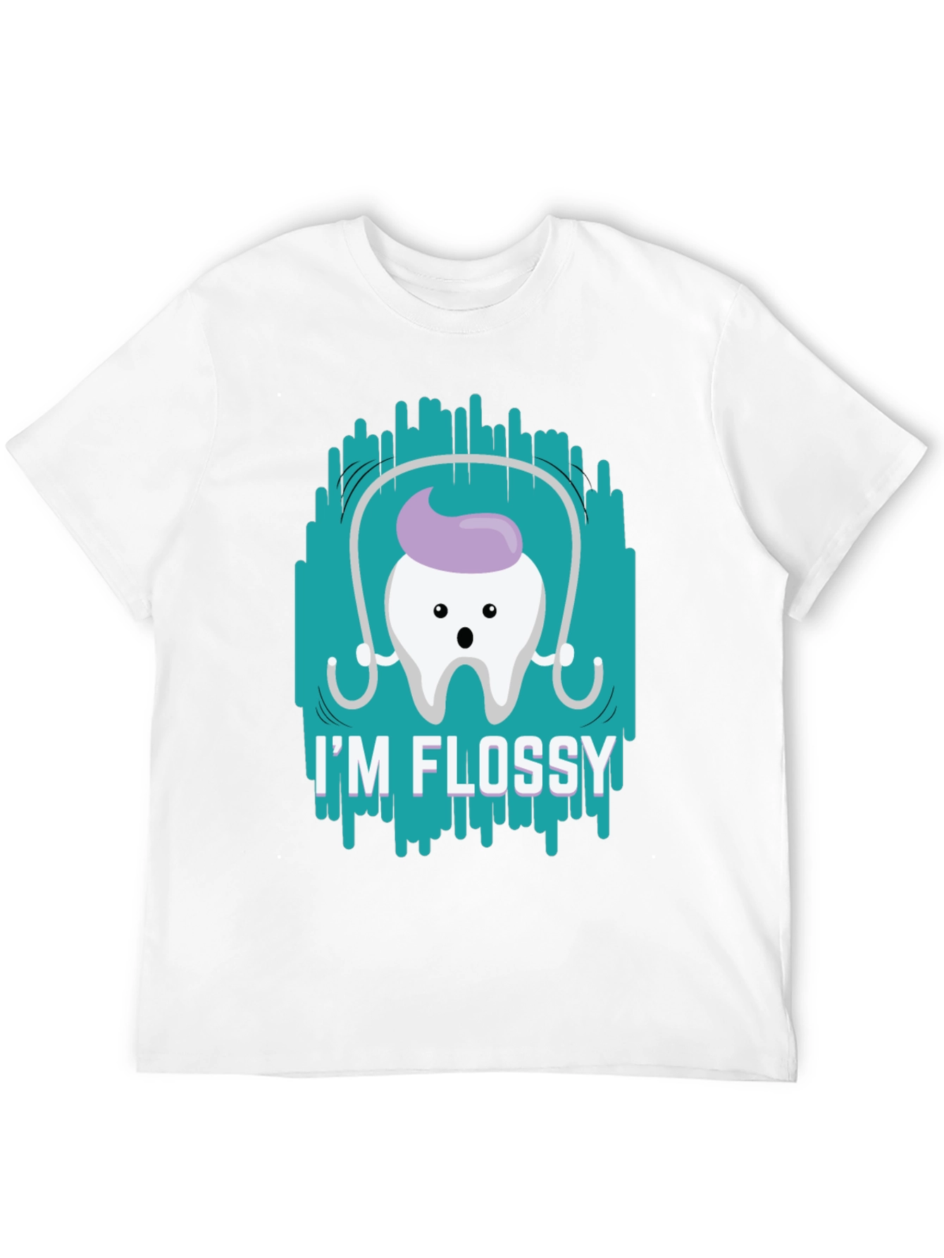 Im Flossy T-Shirt - Dental Hygiene Humor Tee