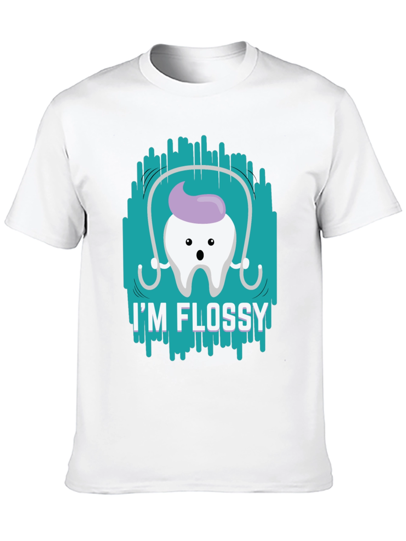 Im Flossy T-Shirt - Dental Hygiene Humor Tee