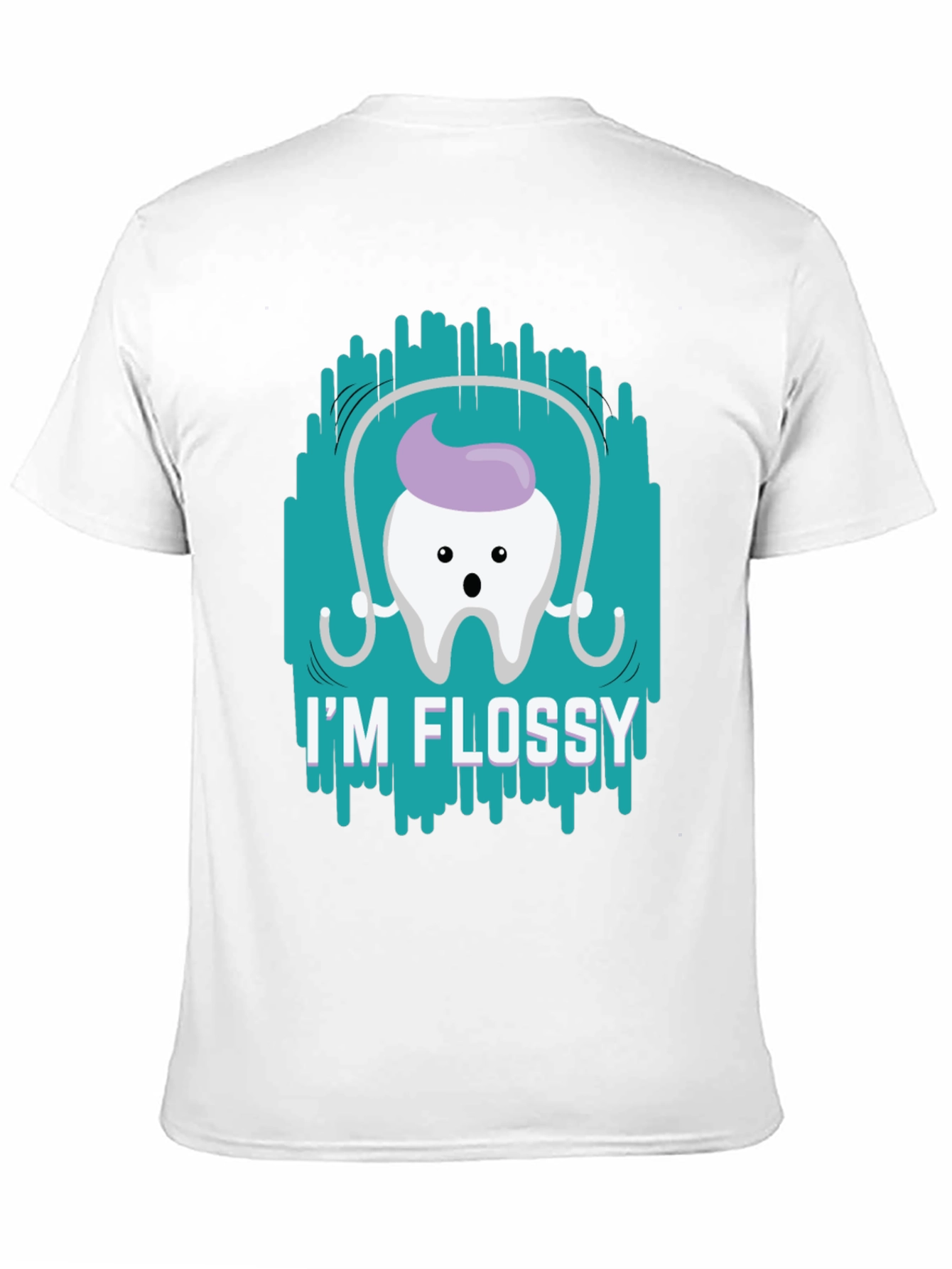 Im Flossy T-Shirt - Dental Hygiene Humor Tee