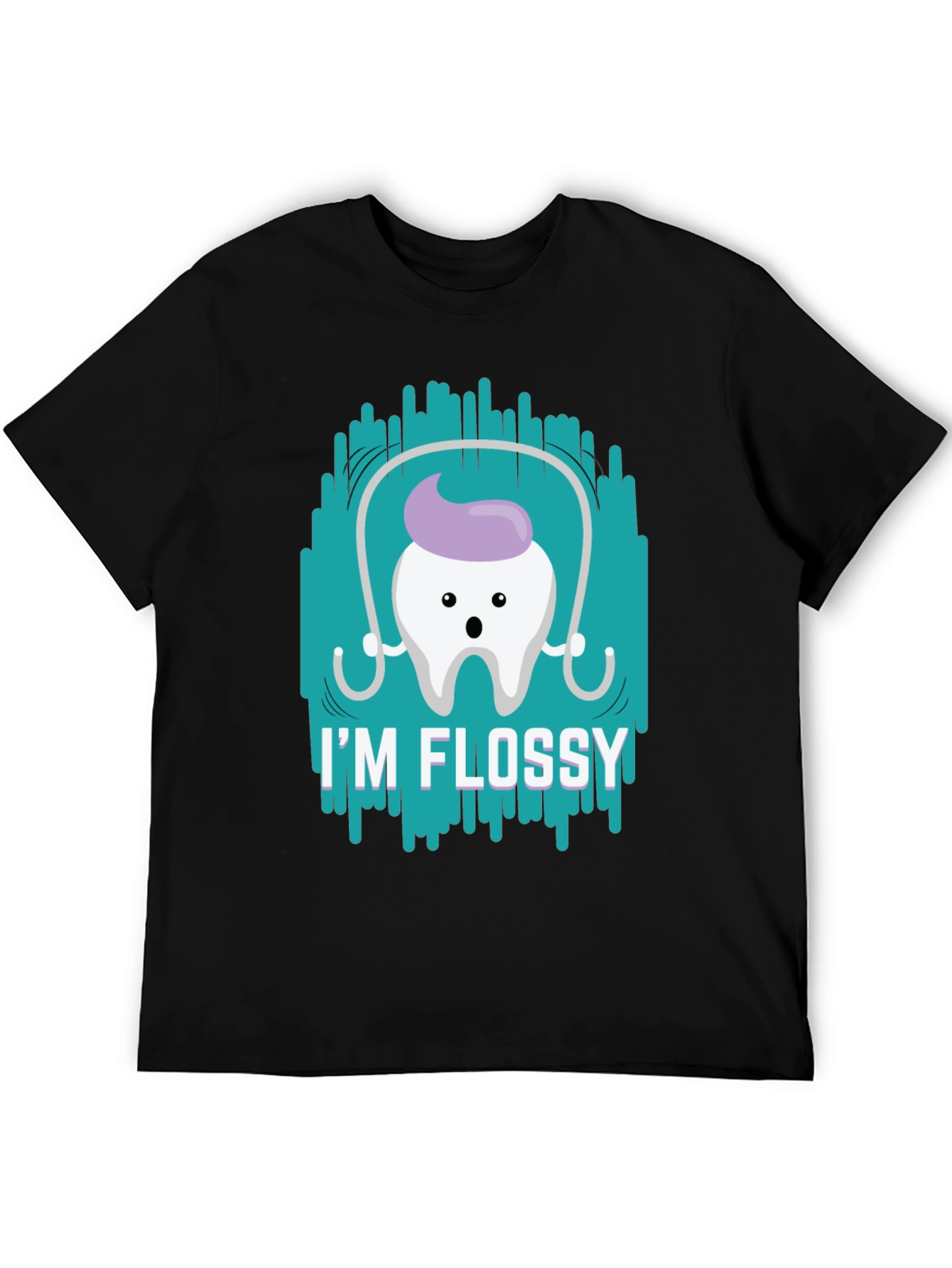 Im Flossy T-Shirt - Dental Hygiene Humor Tee