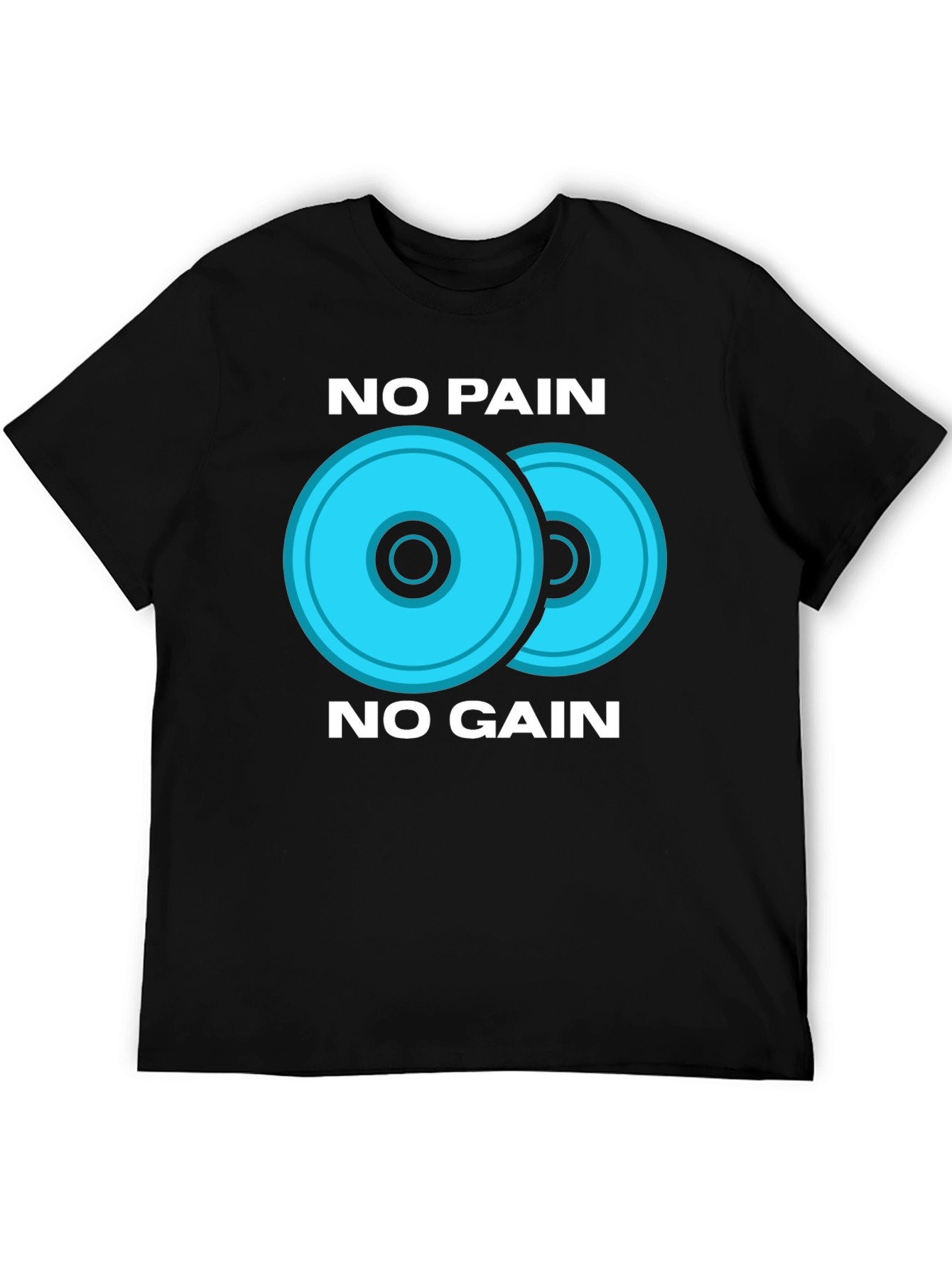 No Pain No Gain Fitness T-Shirt - Gym Motivation
