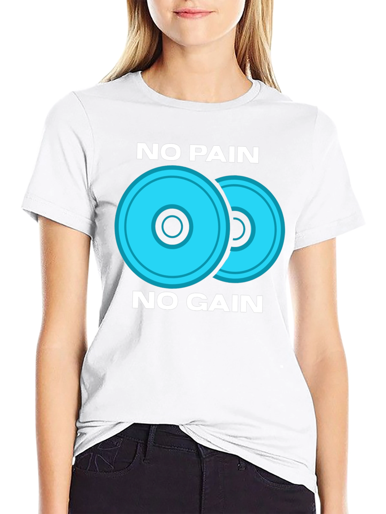 No Pain No Gain Fitness T-Shirt - Gym Motivation