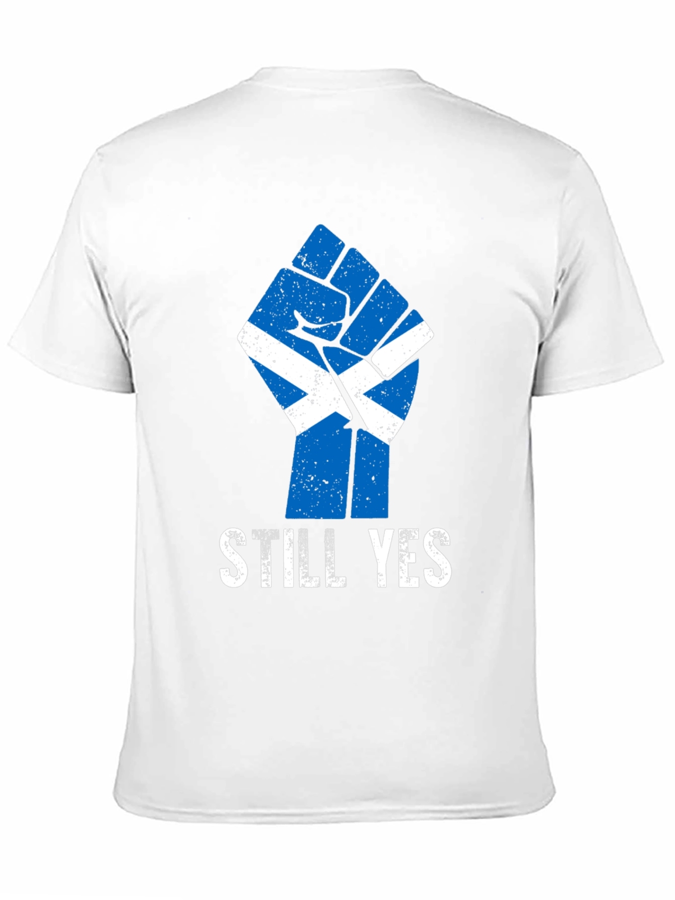 Scottish Independence Still Yes Fist Black T-Shirt