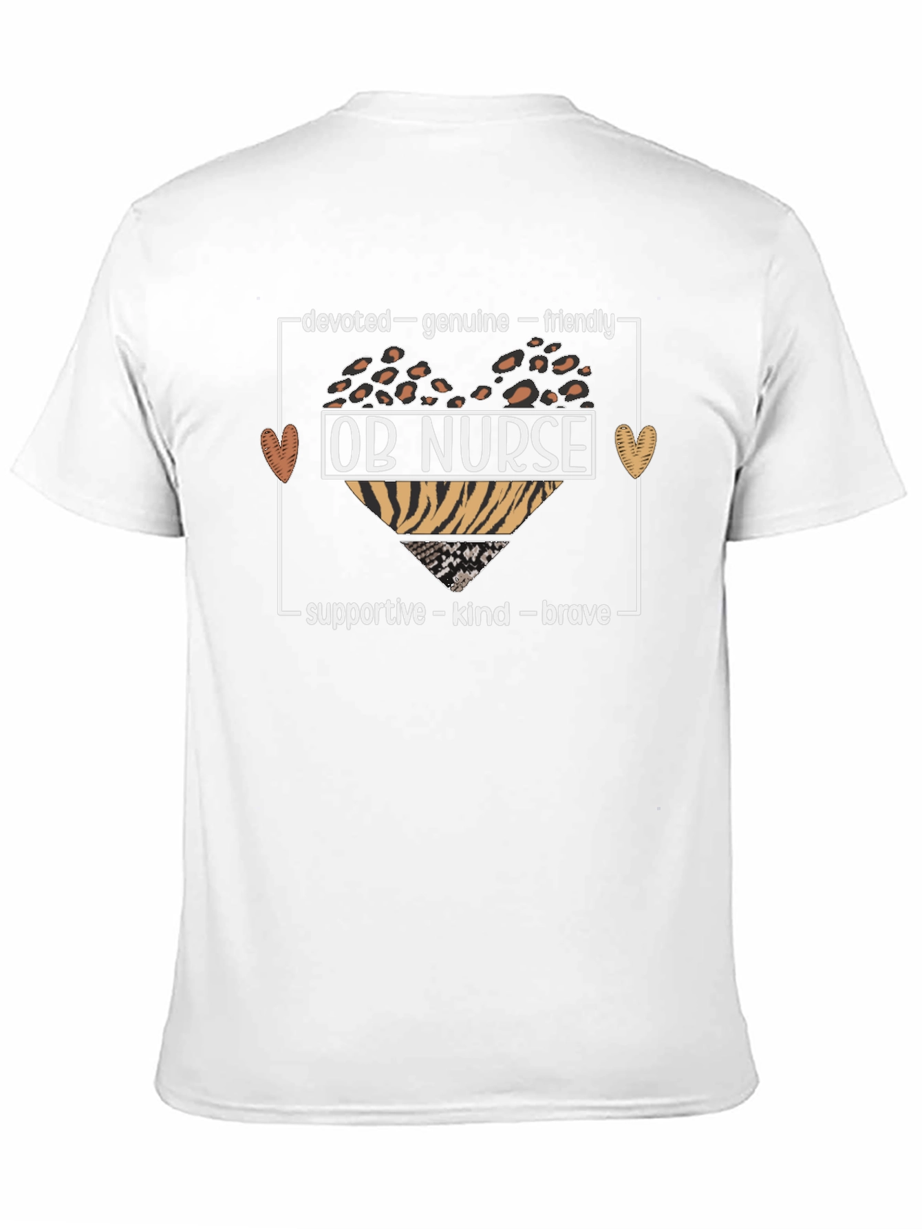 OB Nurse T-Shirt - Devoted Genuine Friendly