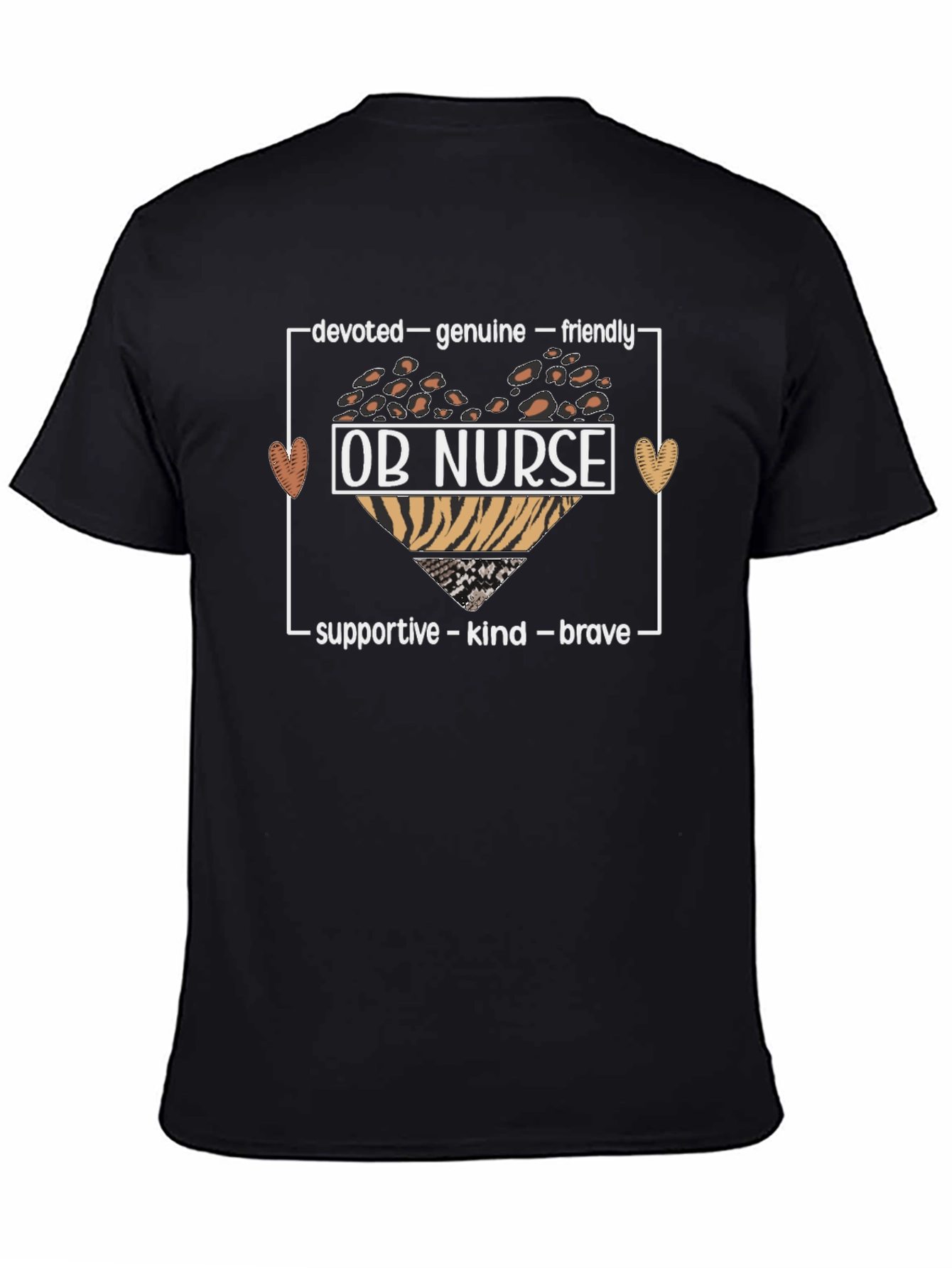 OB Nurse T-Shirt - Devoted Genuine Friendly