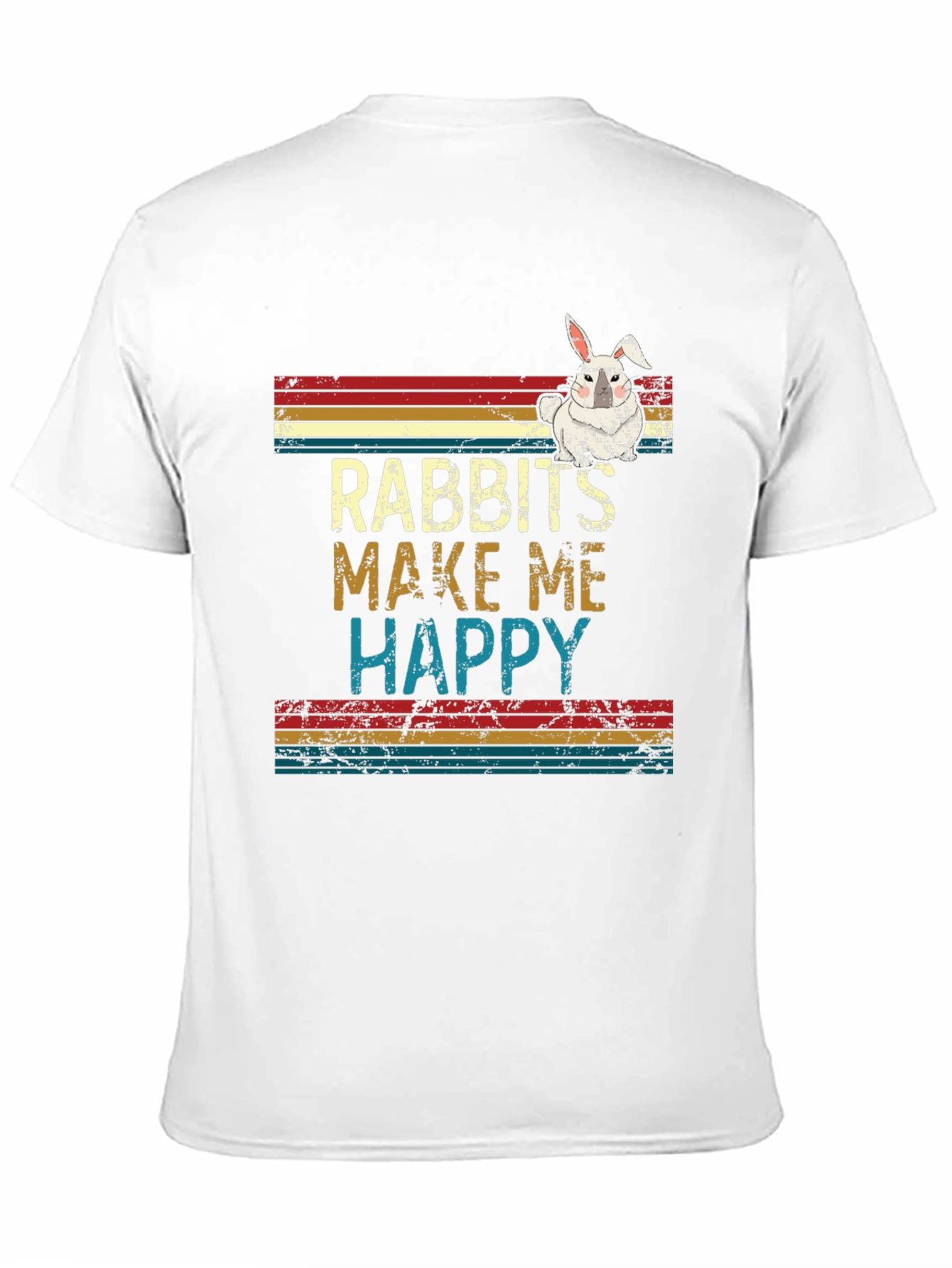 Rabbits Make Me Happy Graphic Tee