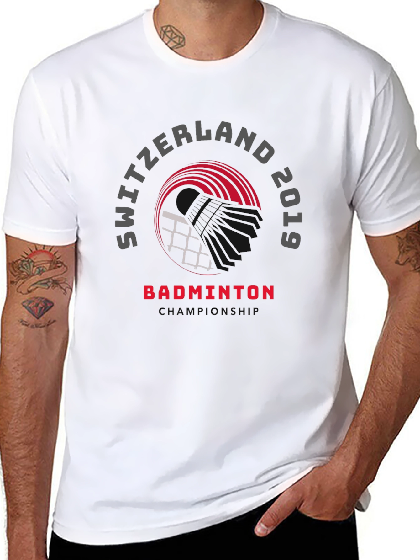 Switzerland Badminton 2019 T-Shirt