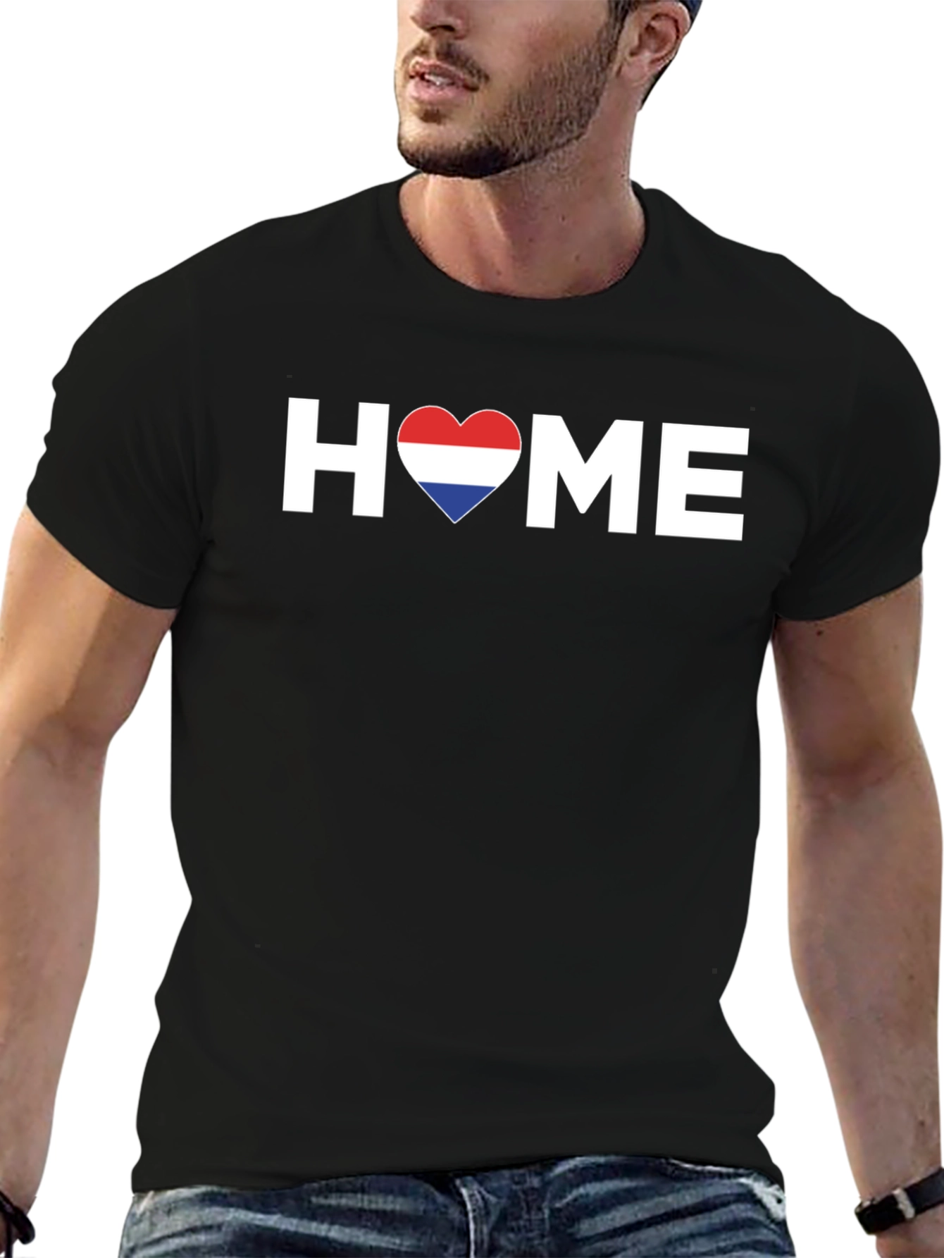 Home Netherlands Flag Heart T-Shirt