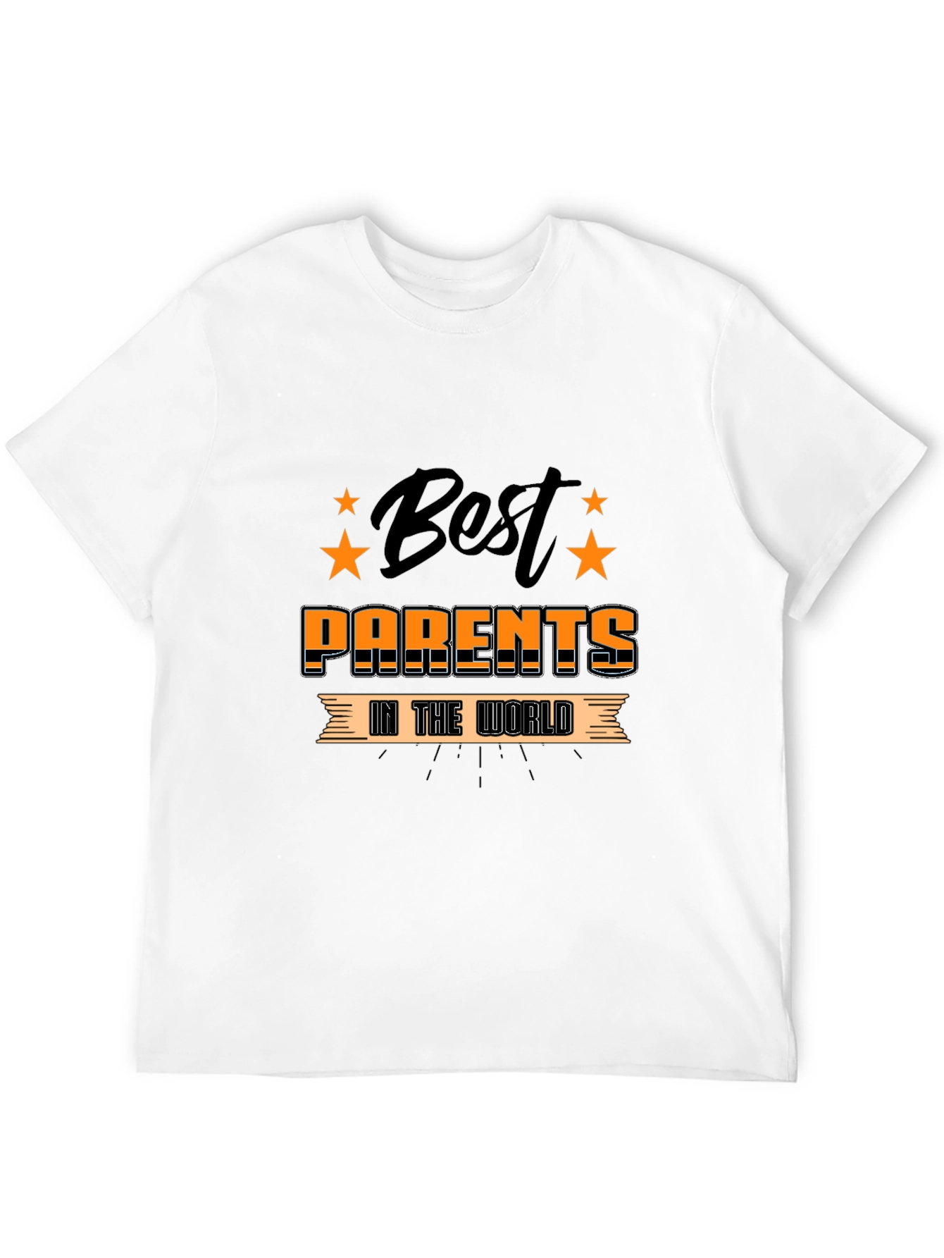 Best Parents in the World Black Graphic Tee