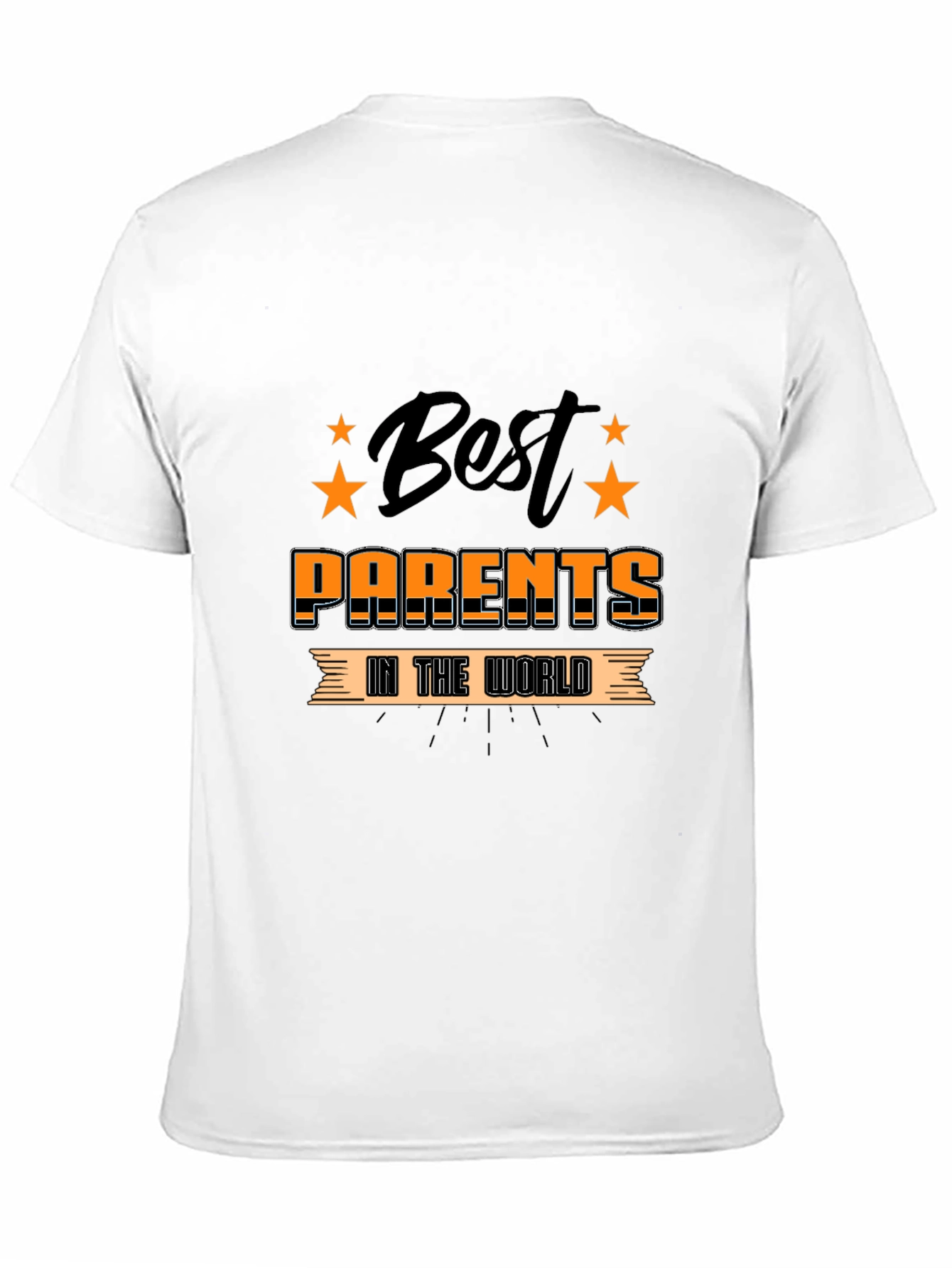 Best Parents in the World Black Graphic Tee
