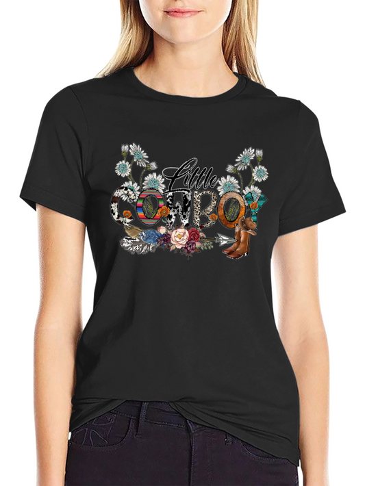 Little Cowboy Graphic Tee - Western Style
