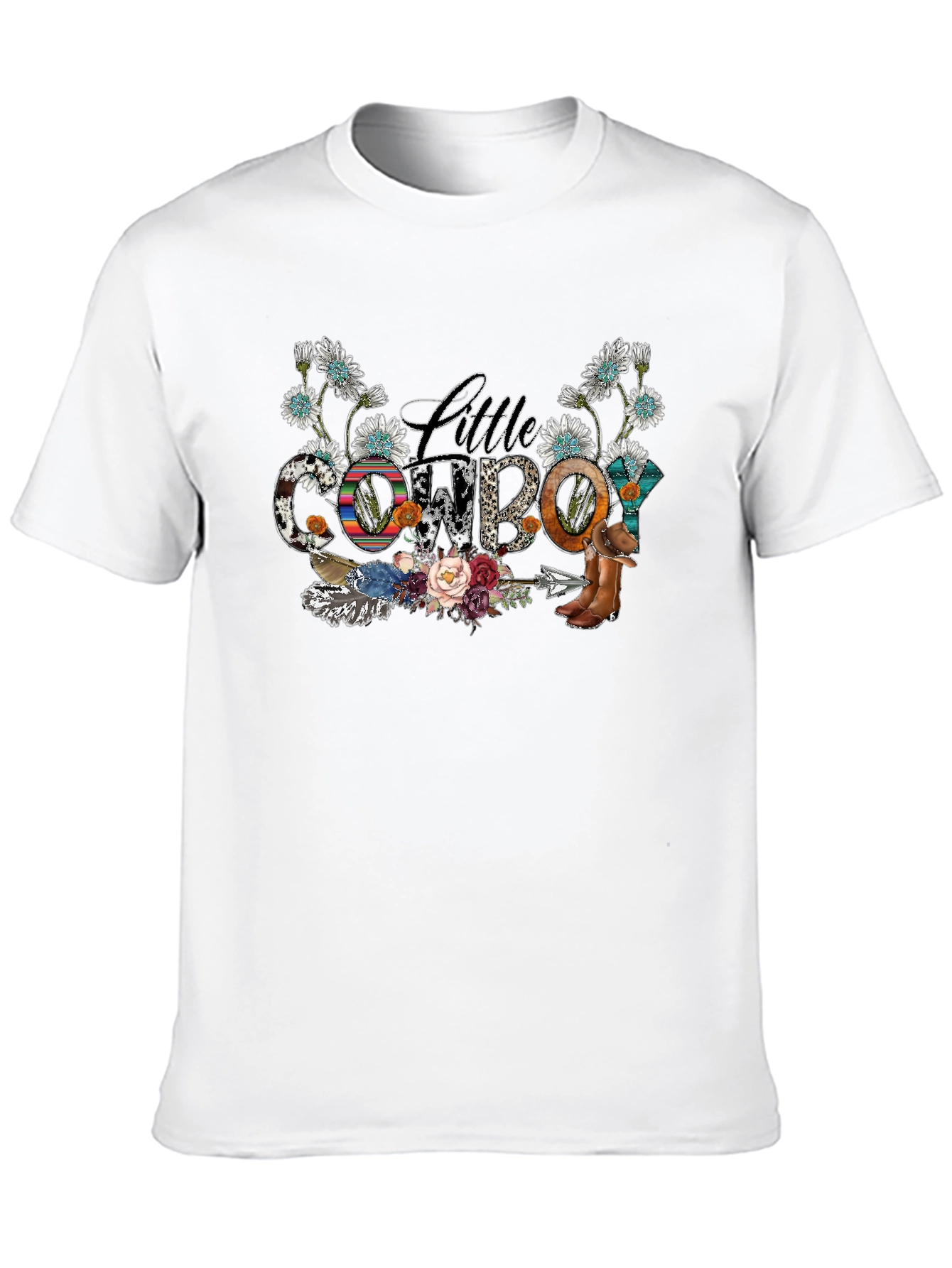 Little Cowboy Graphic Tee - Western Style