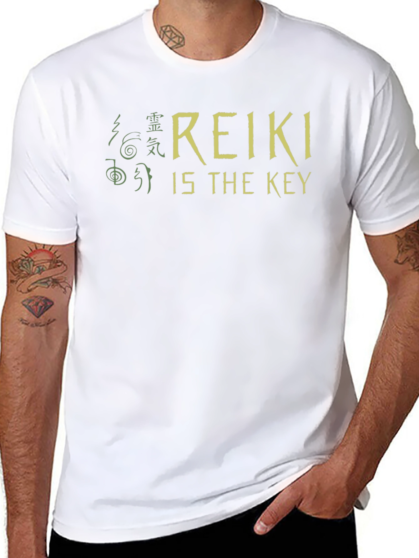 Reiki is the Key T-Shirt - Spiritual Healing Design
