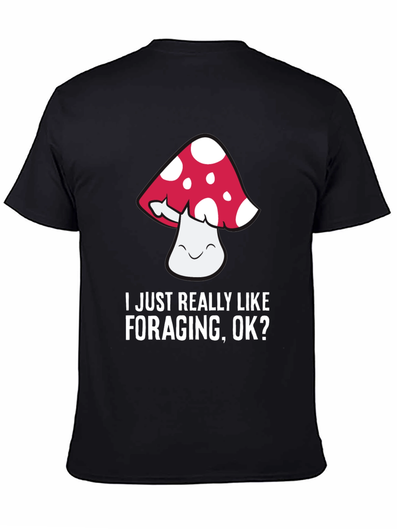 Mushroom Foraging Graphic T-Shirt