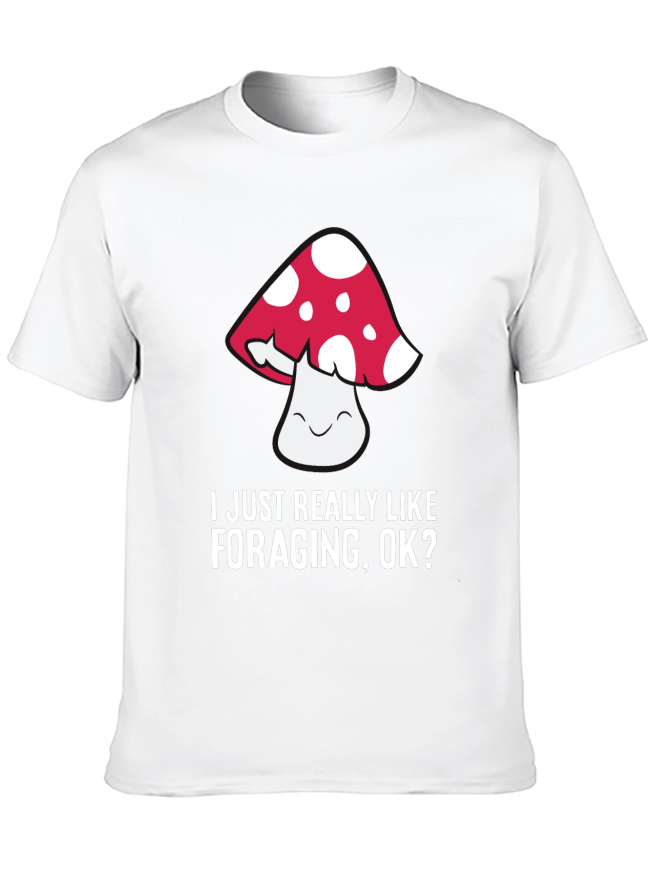 Mushroom Foraging Graphic T-Shirt