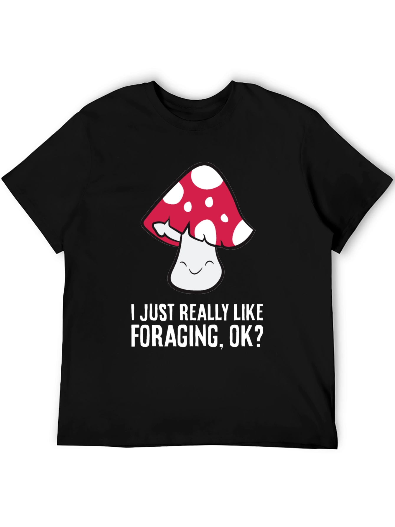 Mushroom Foraging Graphic T-Shirt