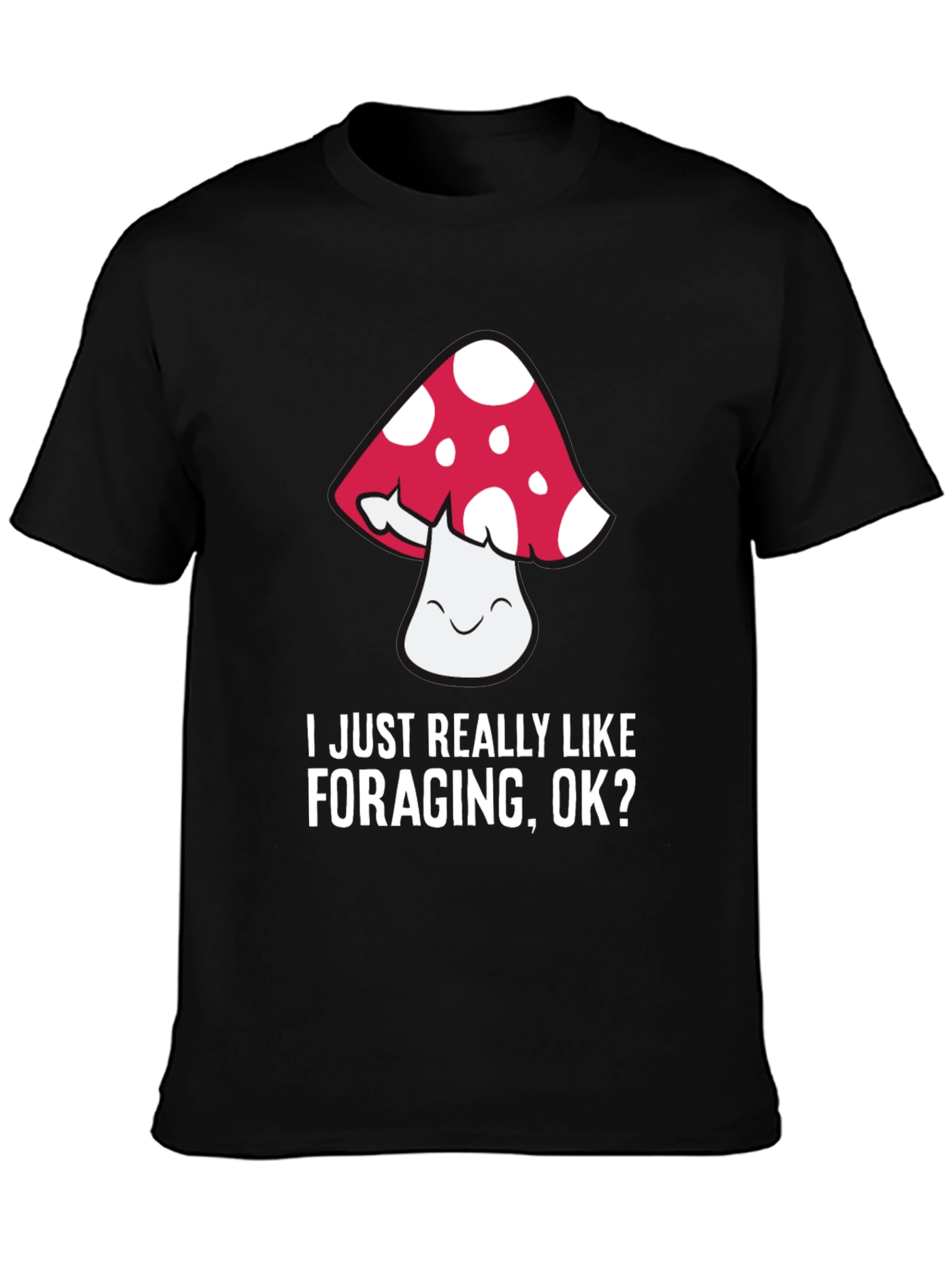 Mushroom Foraging Graphic T-Shirt
