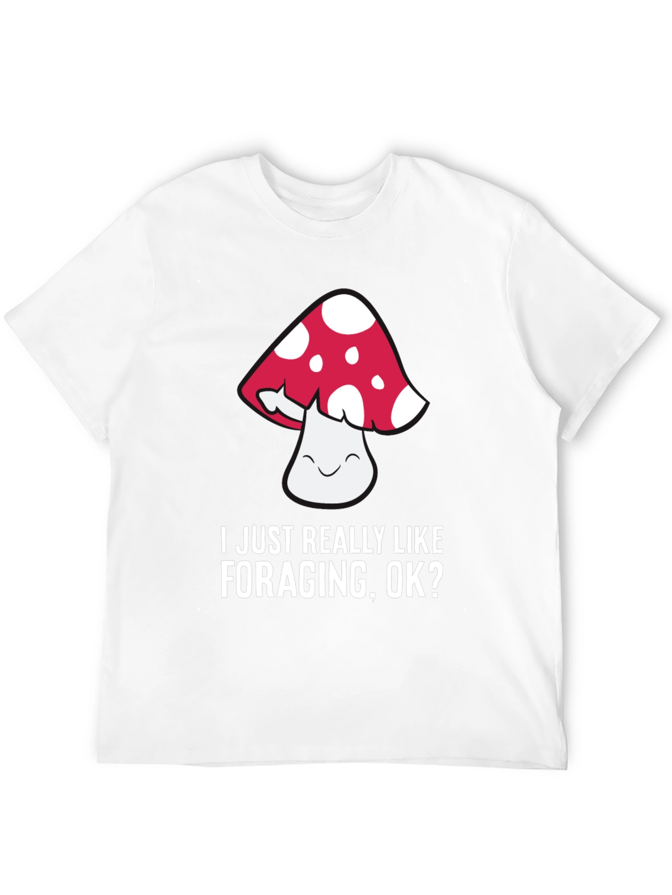 Mushroom Foraging Graphic T-Shirt