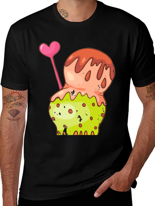 Funky Ice Cream Graphic T-Shirt