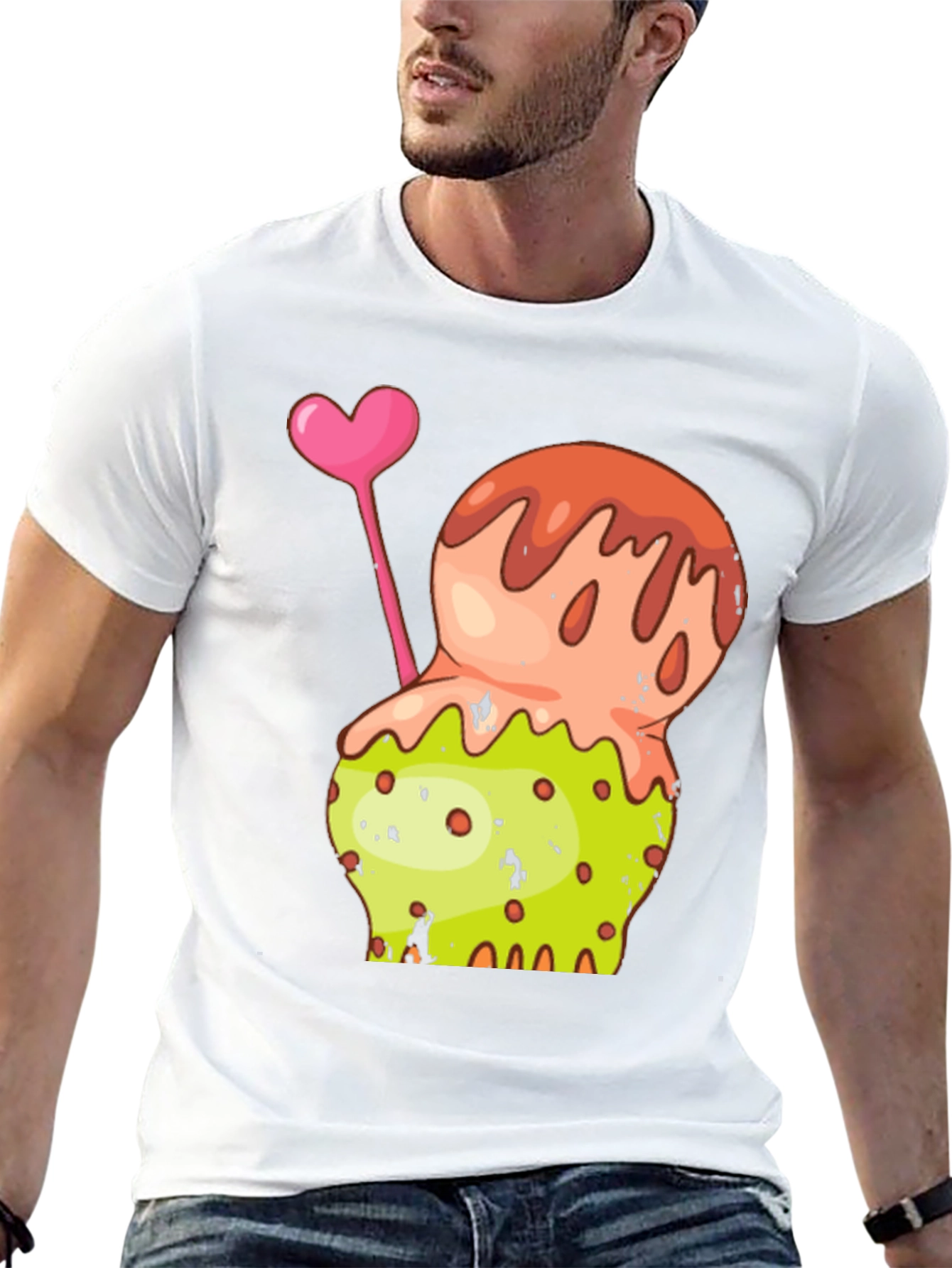 Funky Ice Cream Graphic T-Shirt
