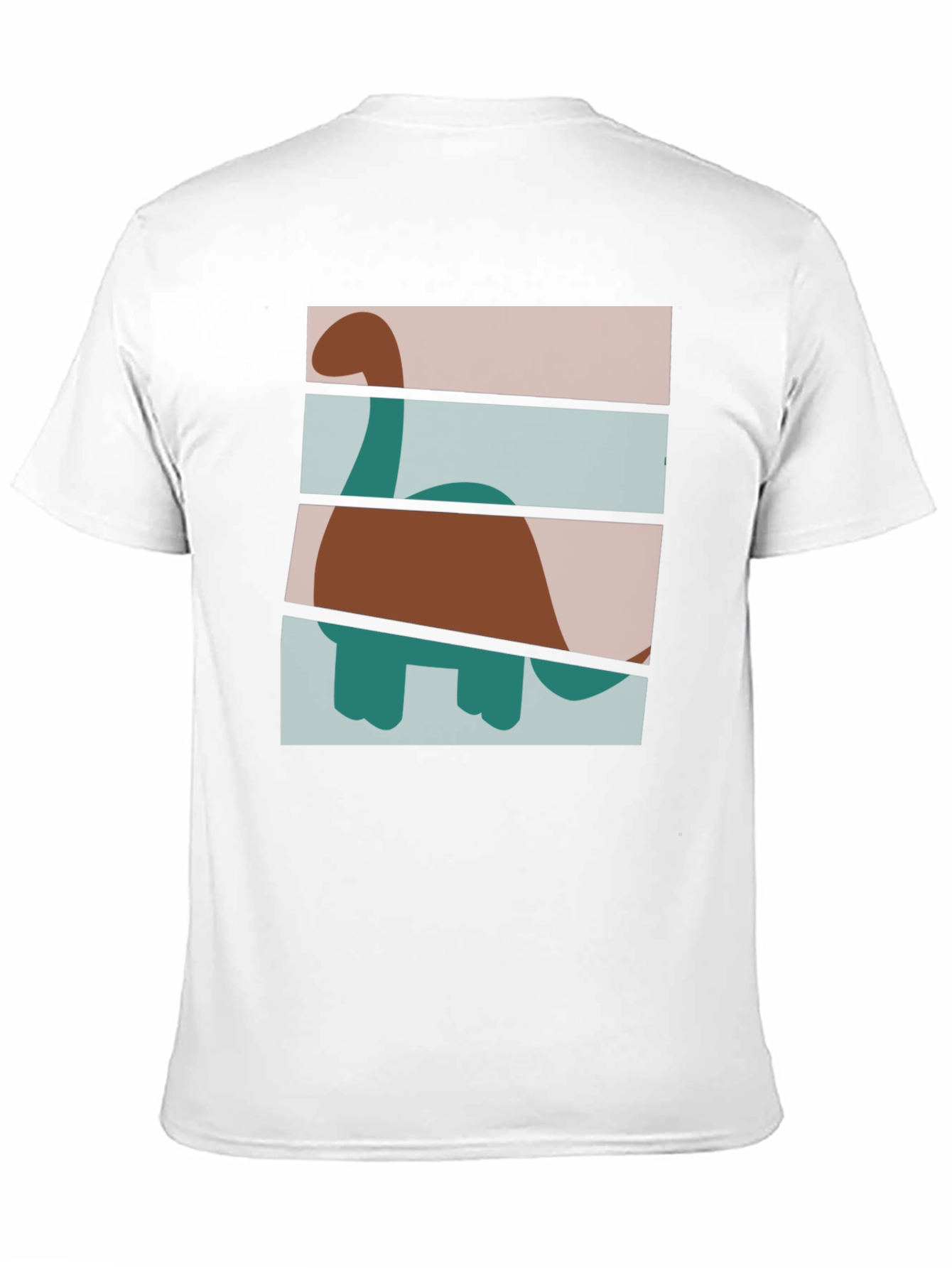 Retro Dinosaur Graphic T-Shirt - Stylish Crew Neck Tee