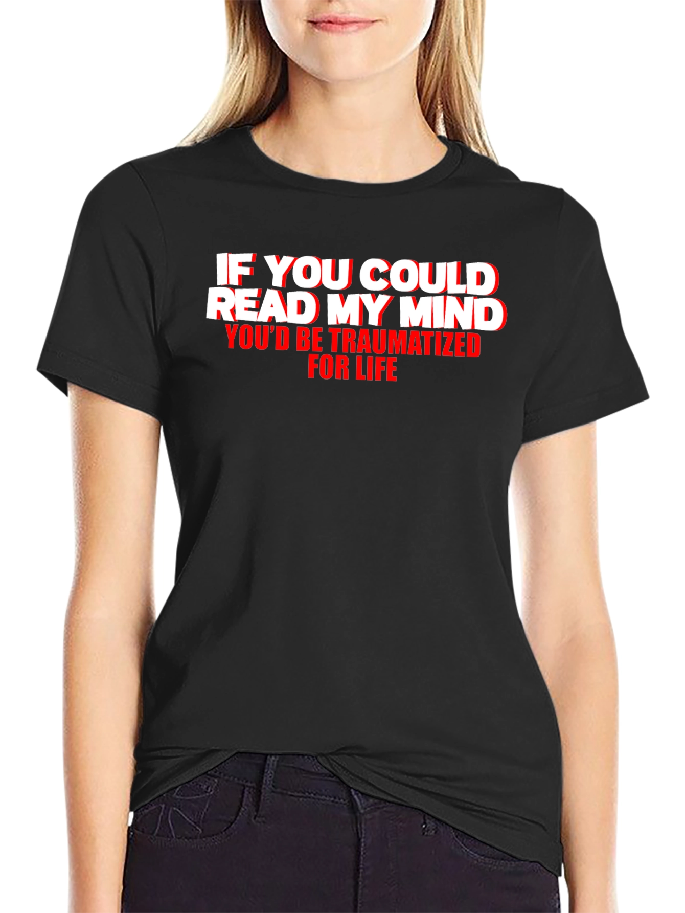 Traumatized Mind Graphic Tee - Funny Novelty T-Shirt