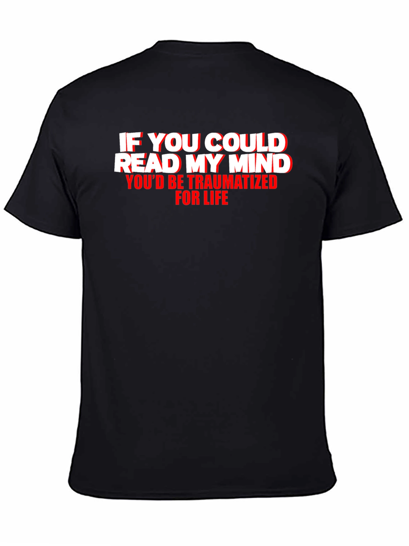 Traumatized Mind Graphic Tee - Funny Novelty T-Shirt