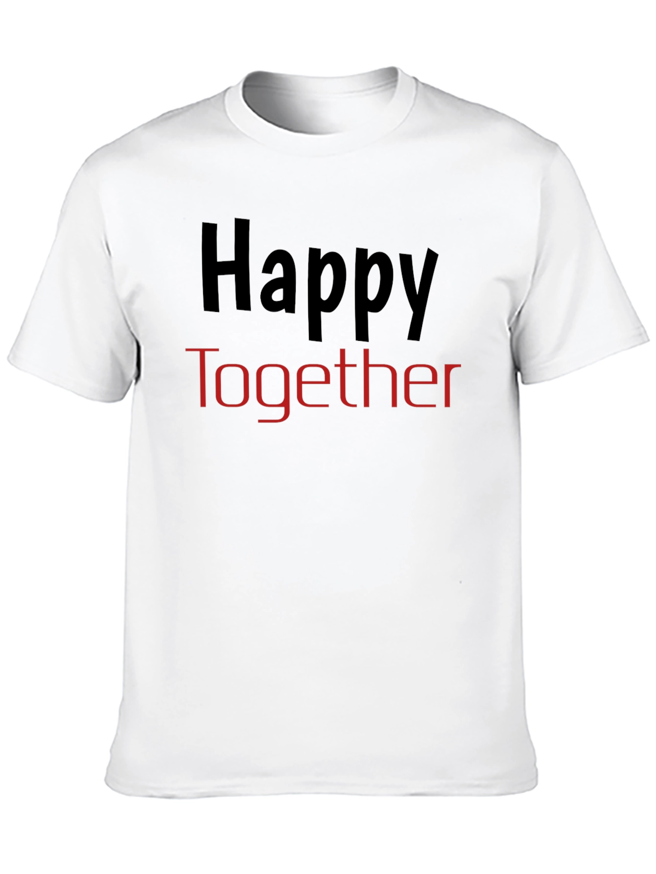 Happy Together Black T-Shirt